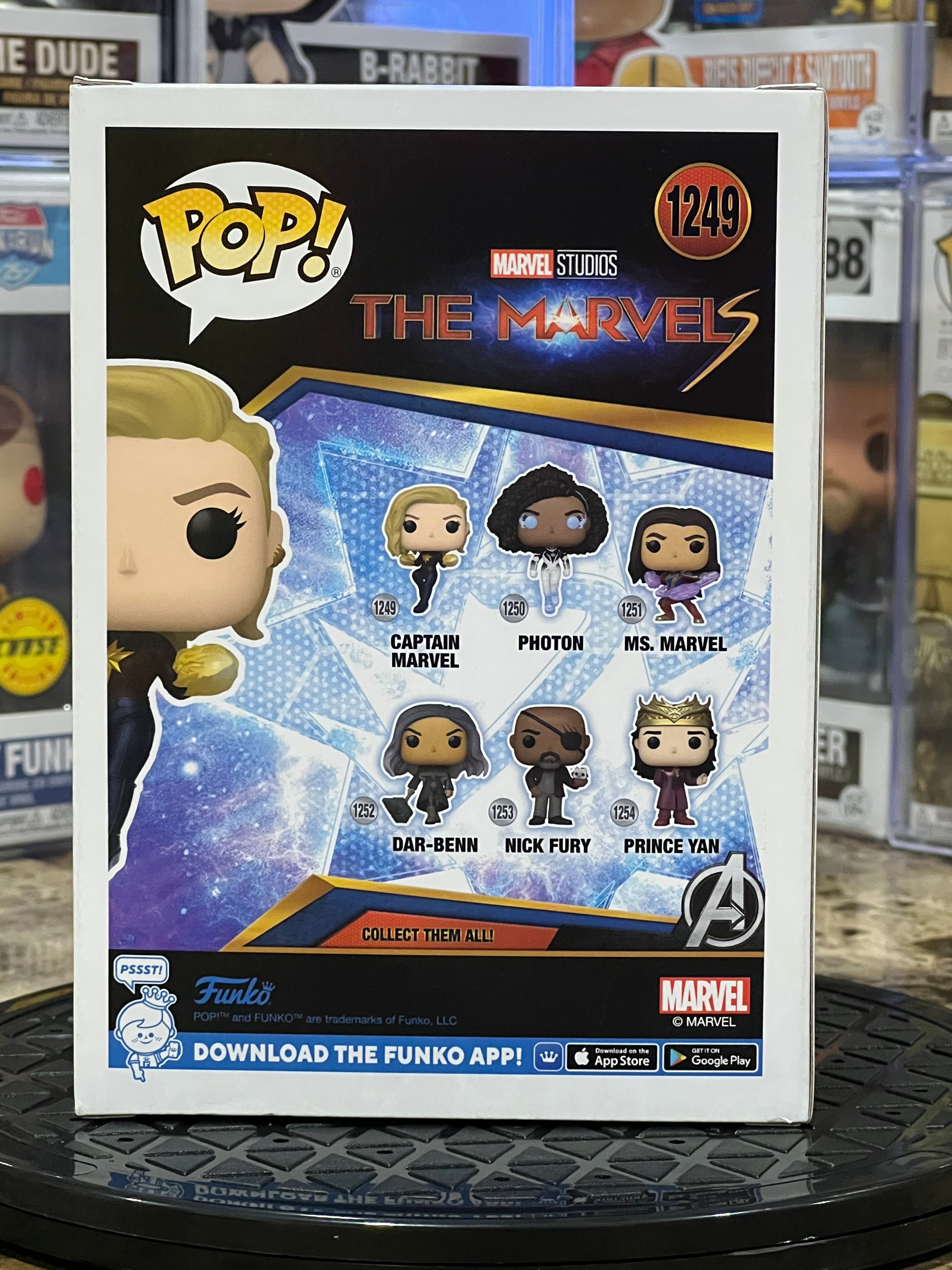 Funko Pop The Marvels Captain Marvel #1249