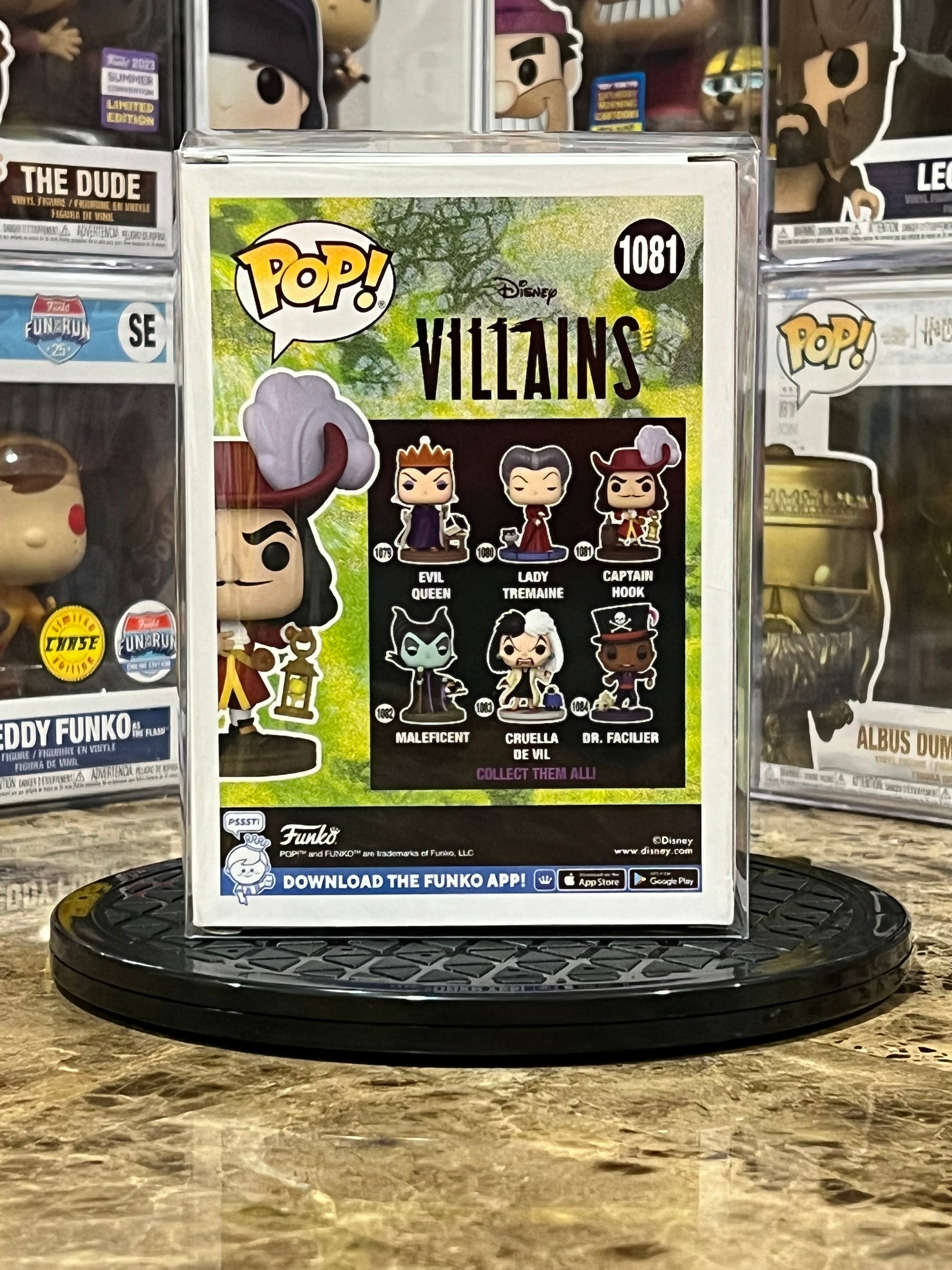 Funko Pop Disney Villains Captain Hook 1081