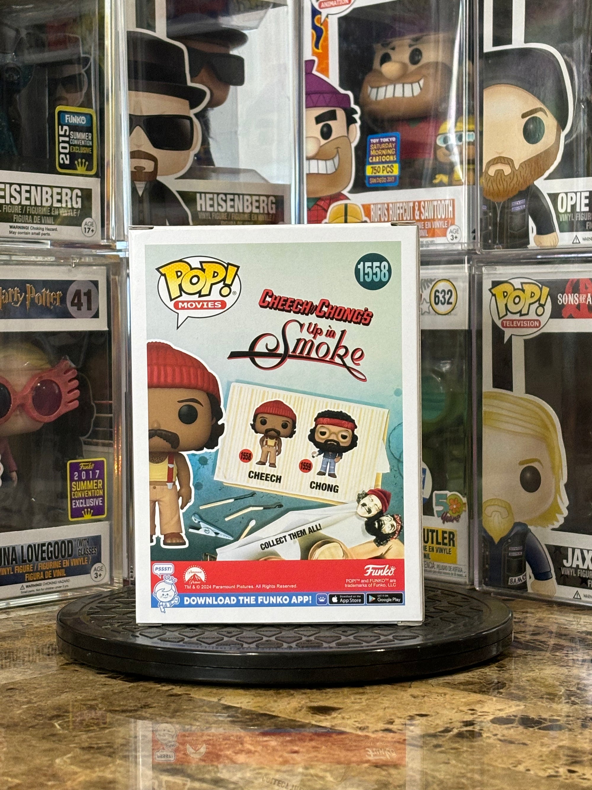 Funko Pop Cheech & Chong's Up in Smoke Cheech #1558