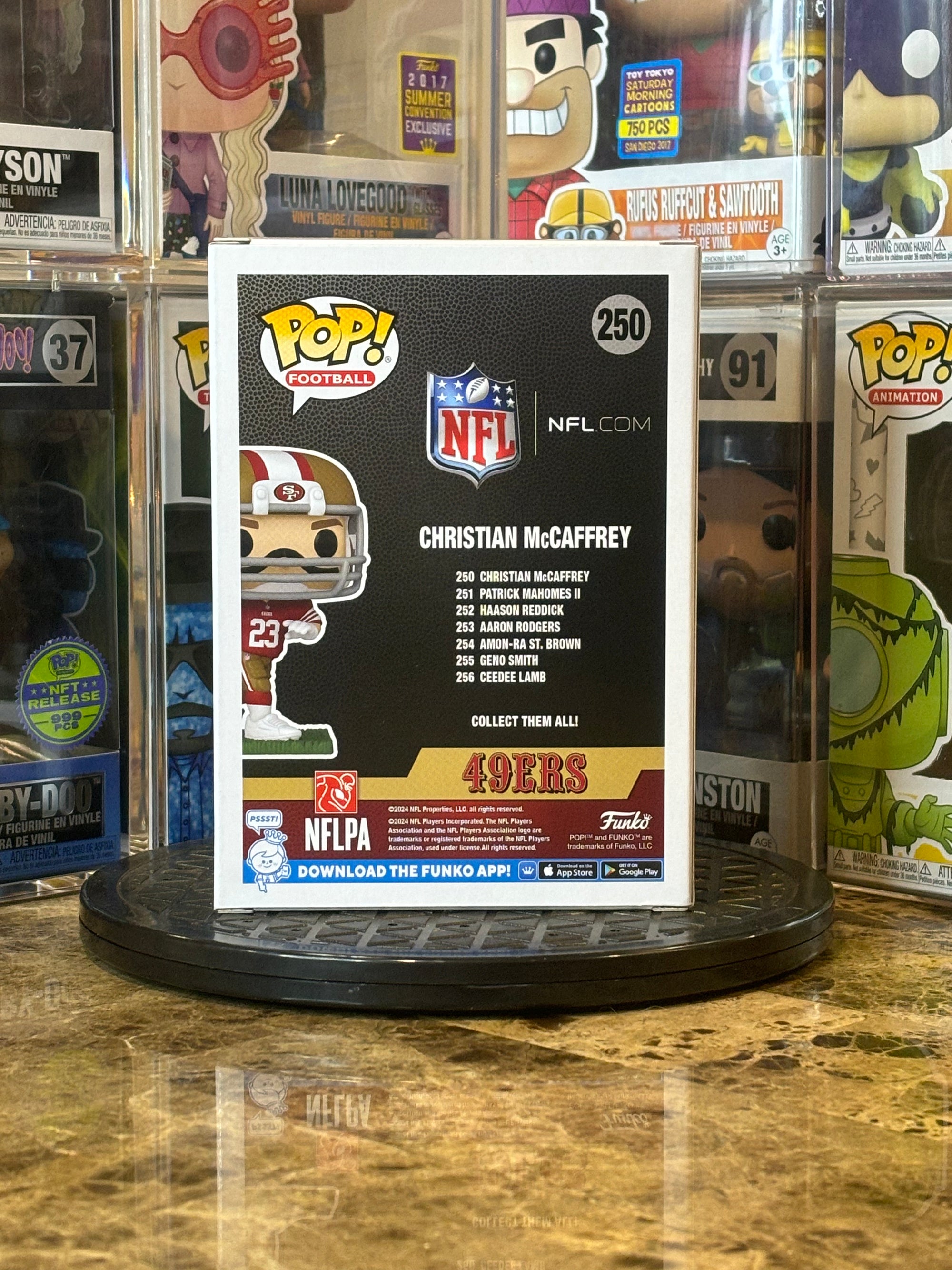 Funko Pop 49ers Christian McCaffrey #250