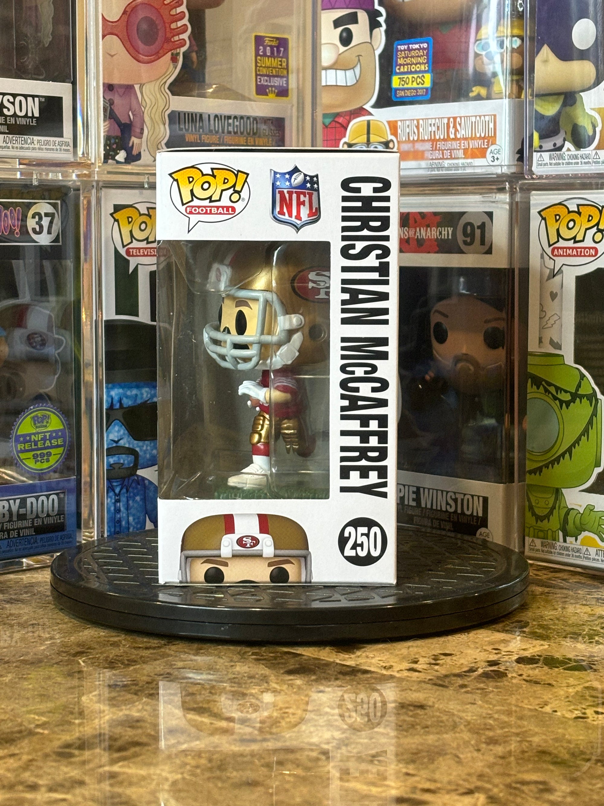 Funko Pop 49ers Christian McCaffrey #250