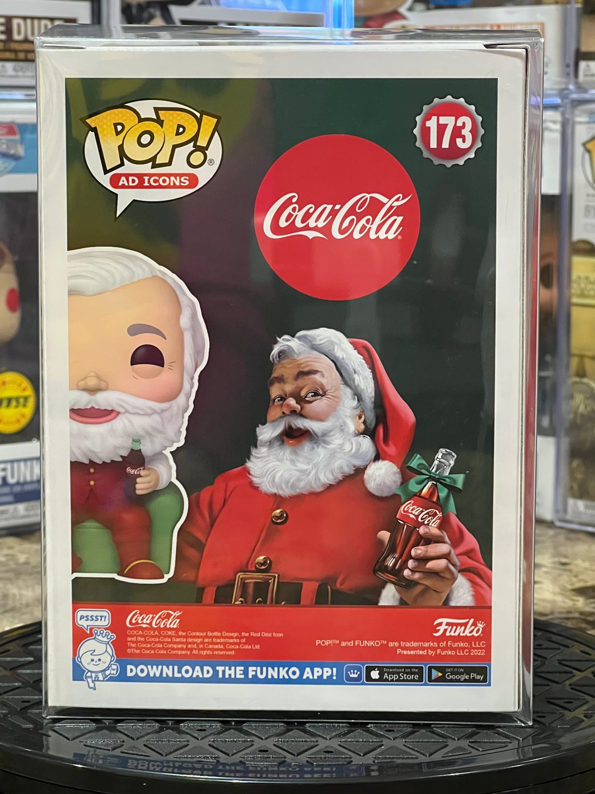 Funko Pop Coca-Cola Santa in Chair #173