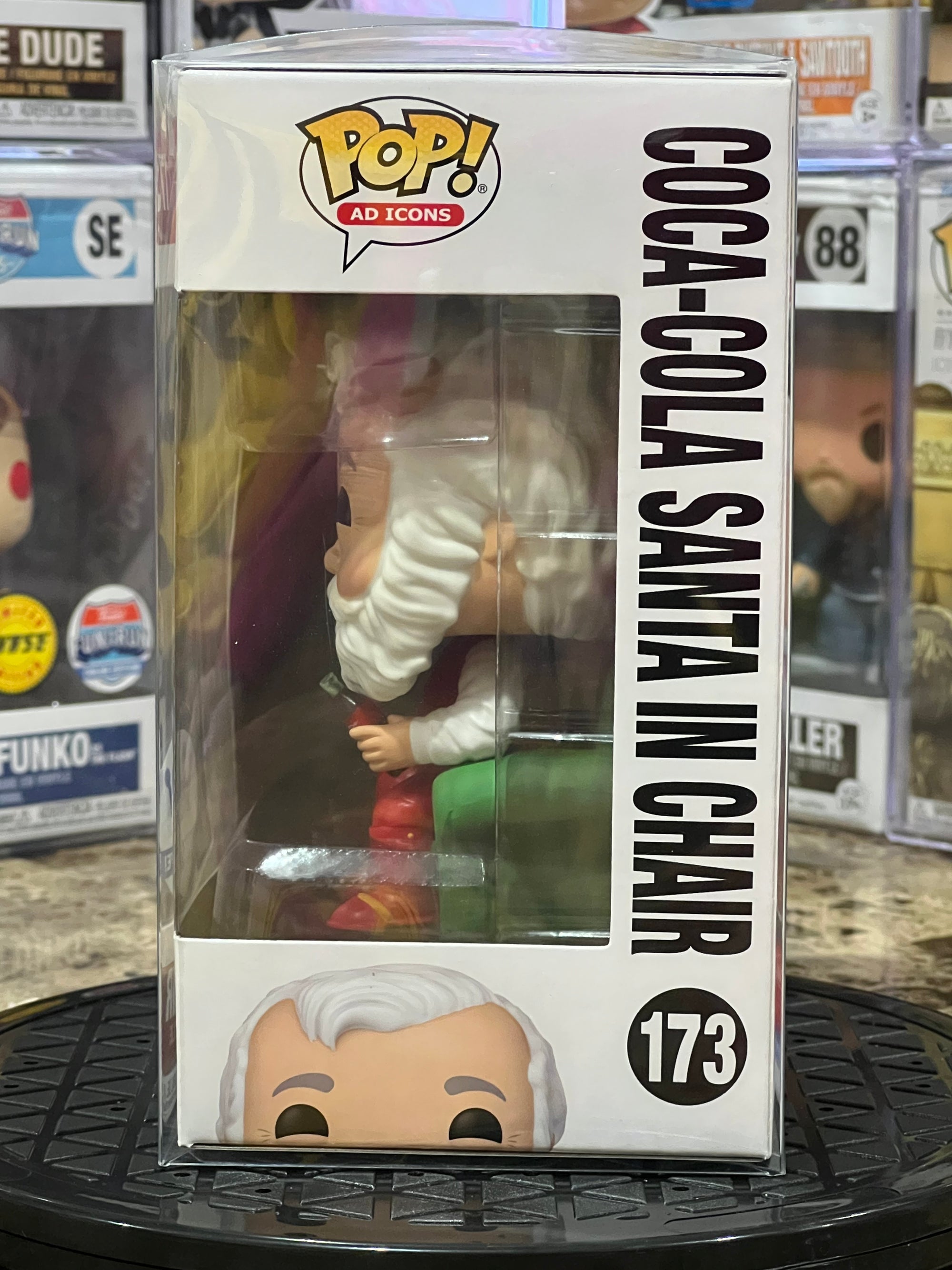 Funko Pop Coca-Cola Santa in Chair #173