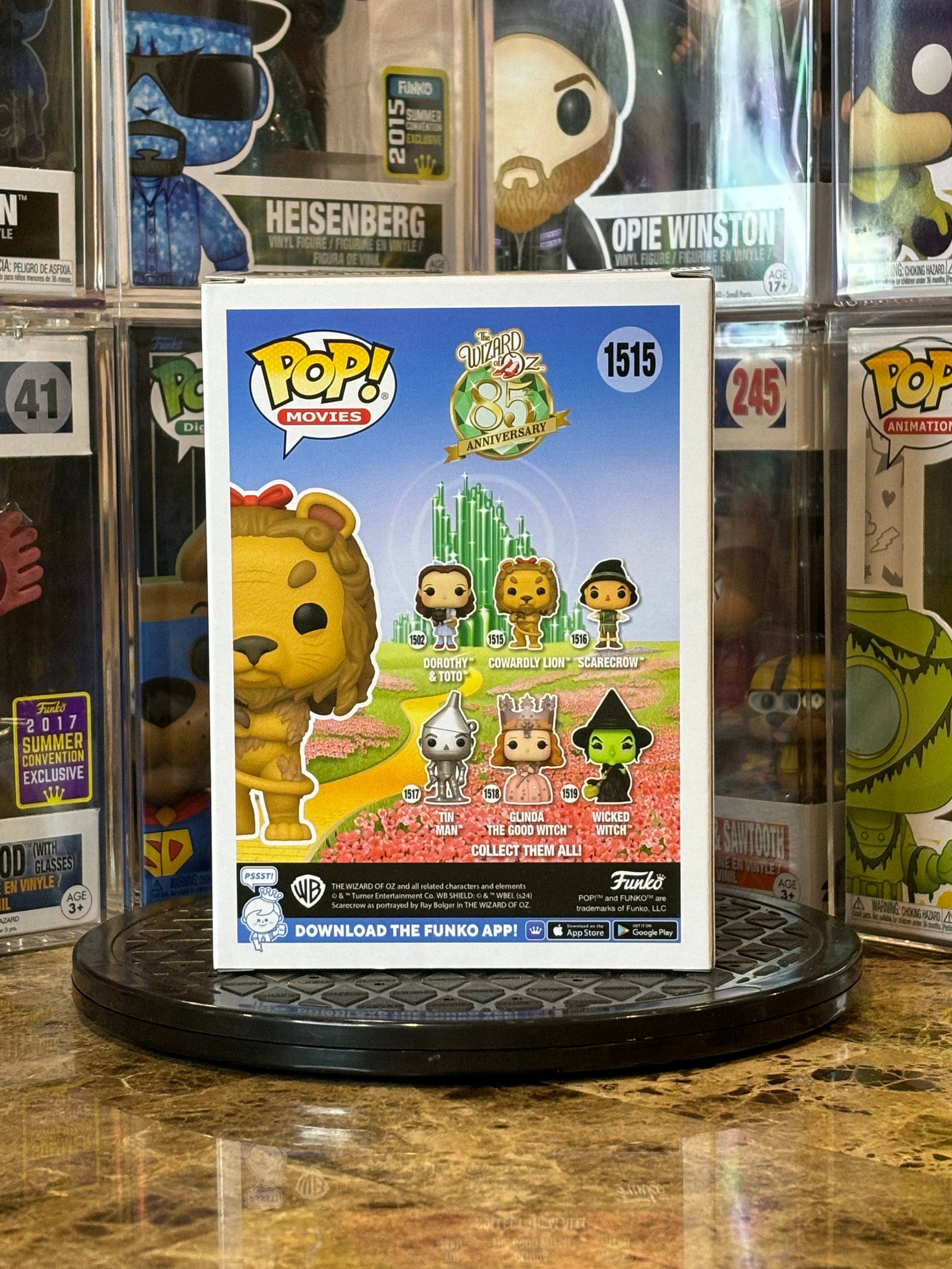 Funko Pop The Wizard of Oz 85th Anniversary Cowardly Lion #1515