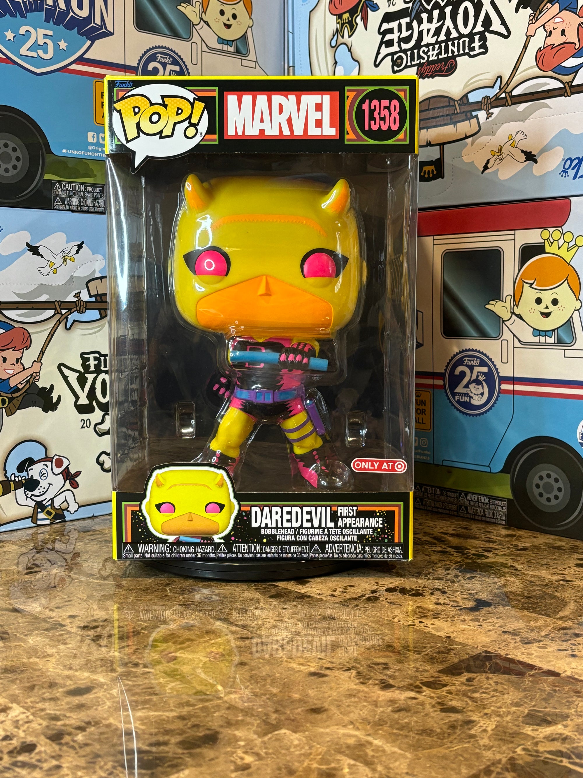 Funko Pop Marvel Daredevil First Appearance #1358 Blacklight