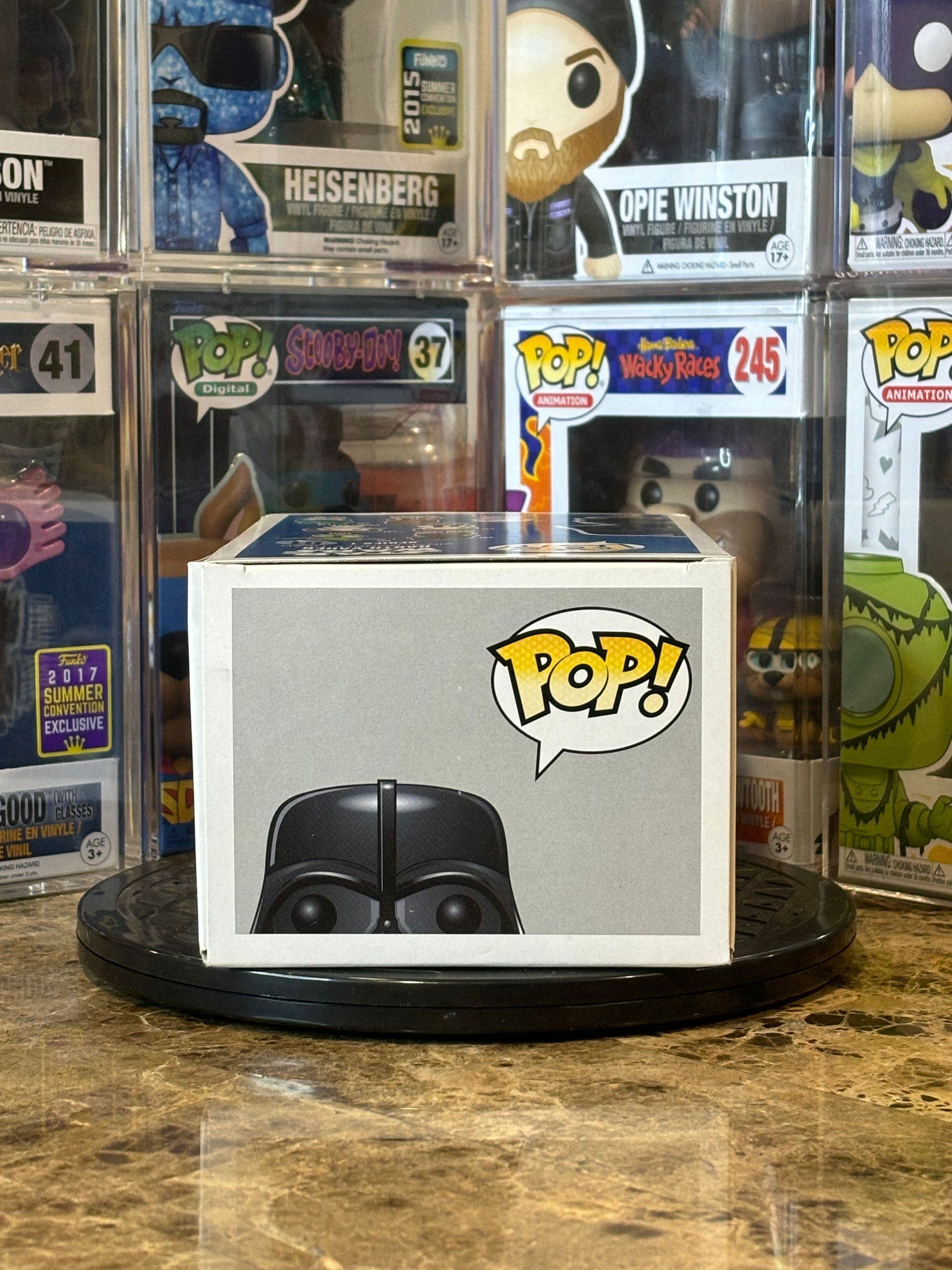 Funko Pop Star Wars Darth Vader #01 Blue Box Large Font First Run