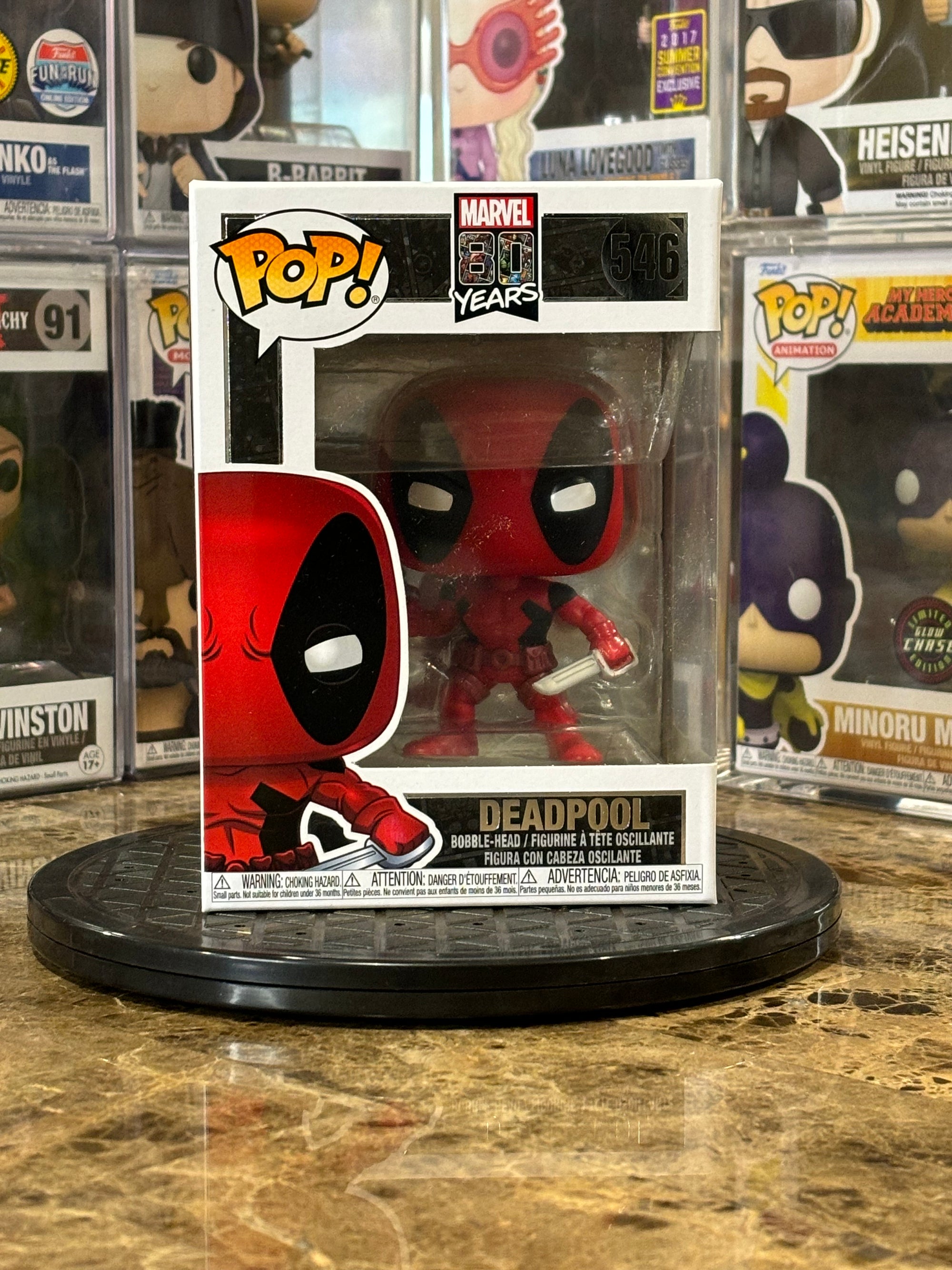 Funko Pop Marvel 80 Years Deadpool #546