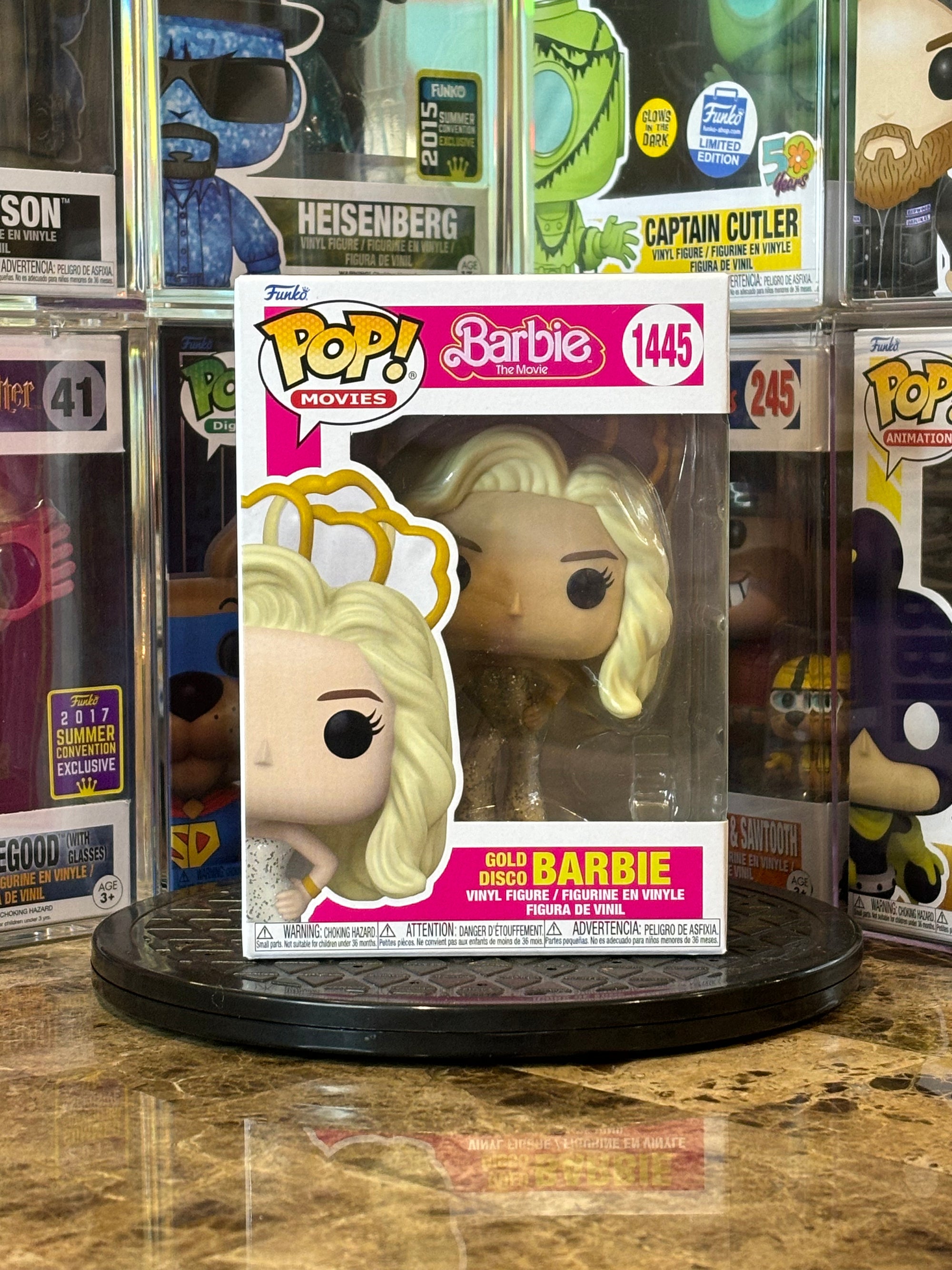 Funko Pop Barbie The Movie Gold Disco Barbie #1445