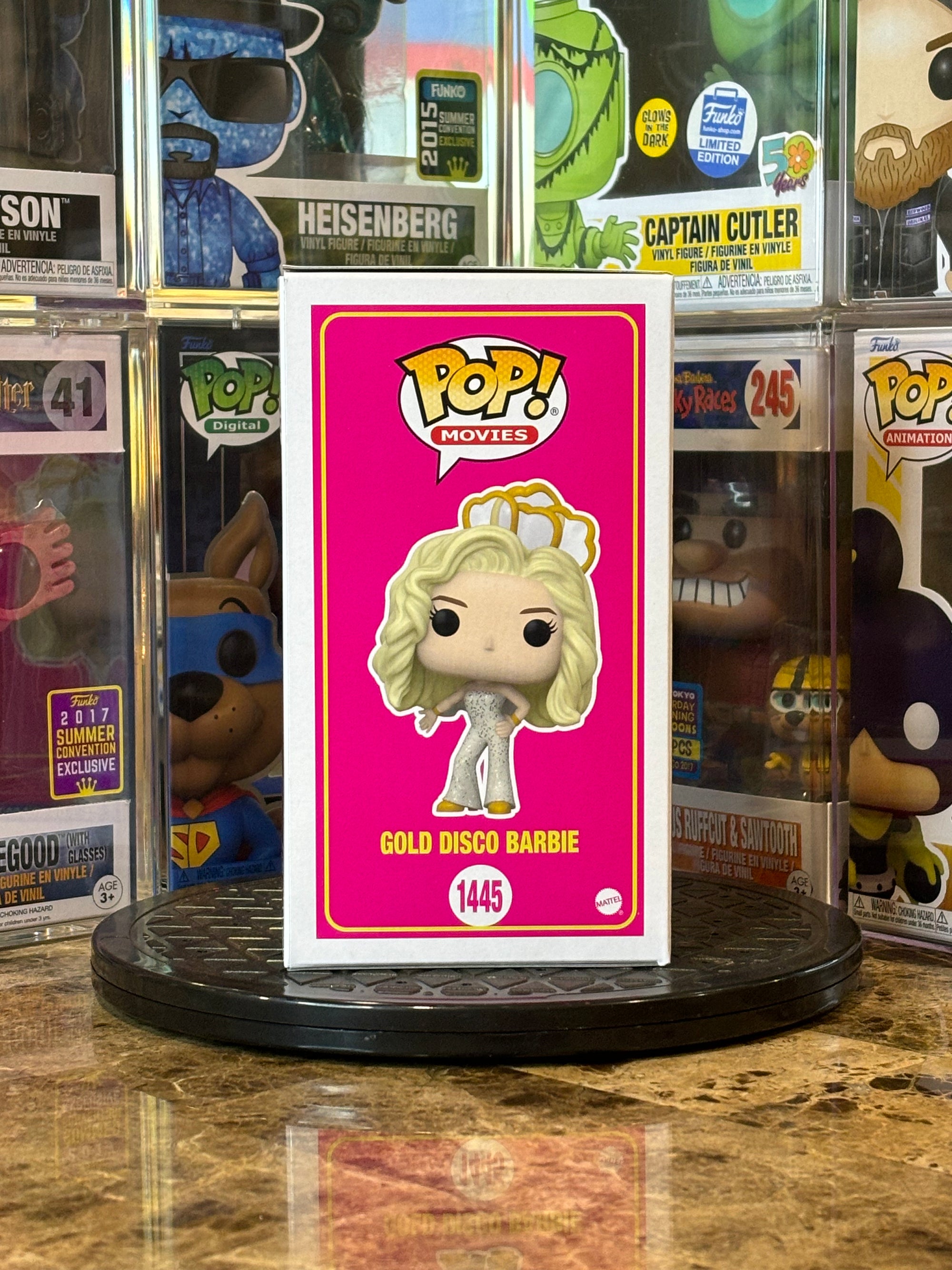 Funko Pop Barbie The Movie Gold Disco Barbie #1445
