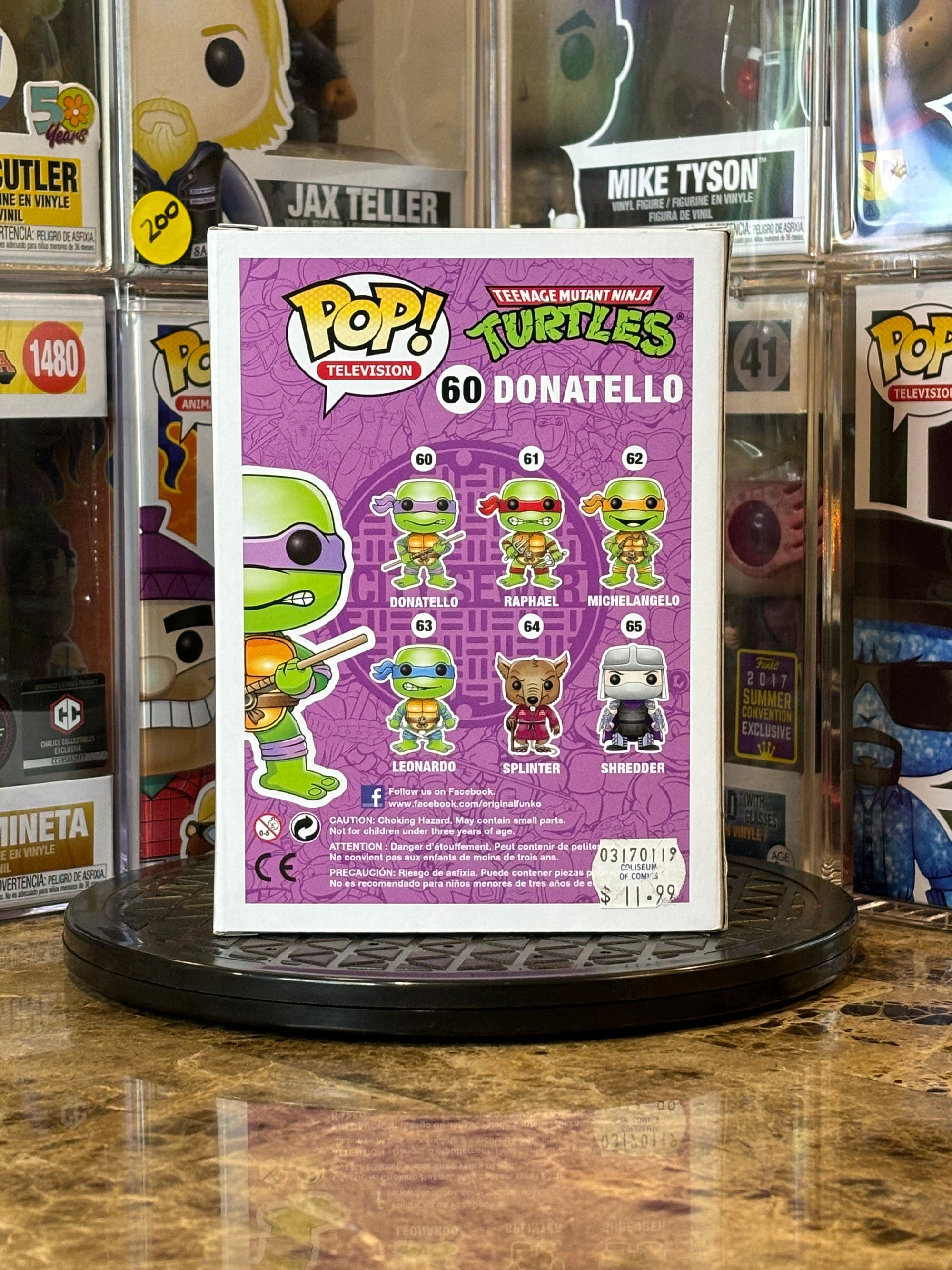 Funko Pop Teenage Mutant Ninja Turtles Donatello #60