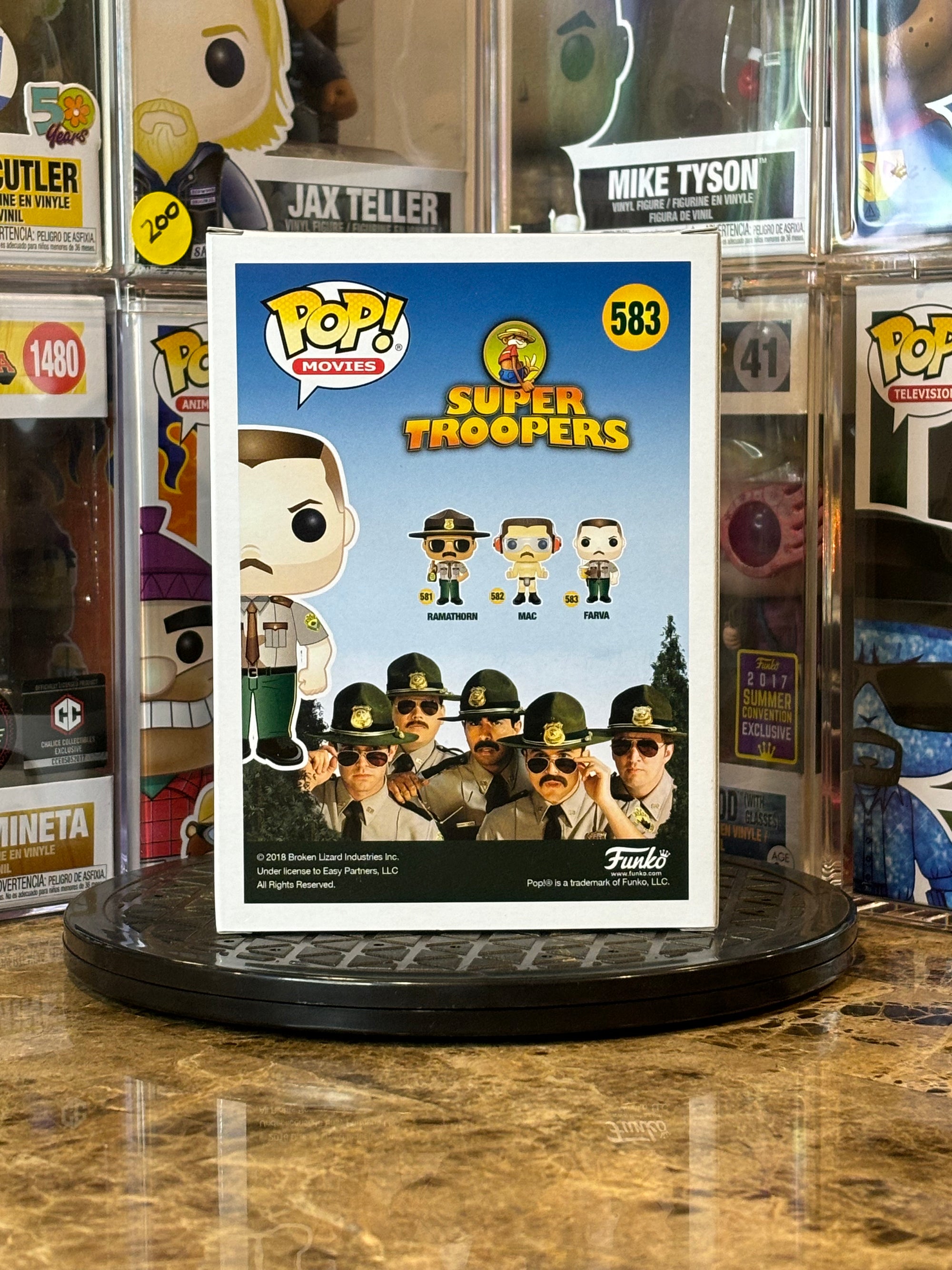 Funko Pop Super Troopers Farva #583