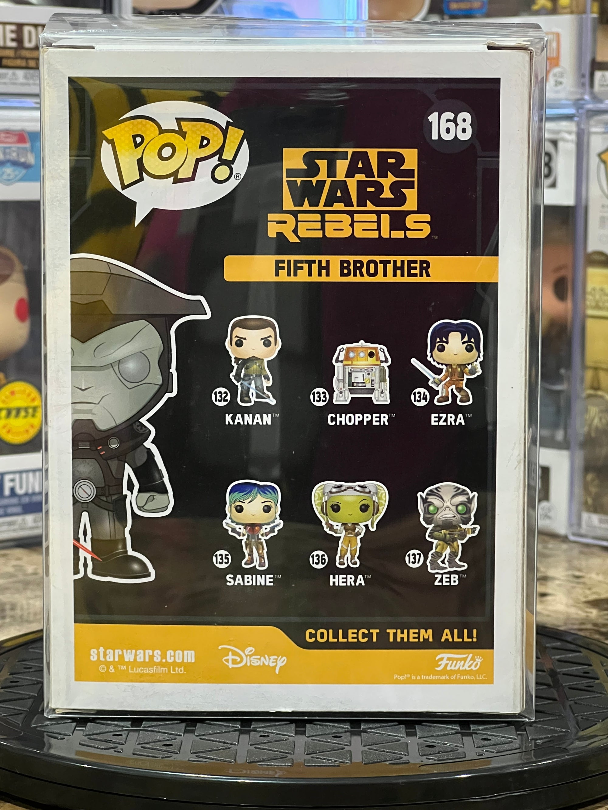 Funko Pop Star Wars Rebels Fifth Brother #168
