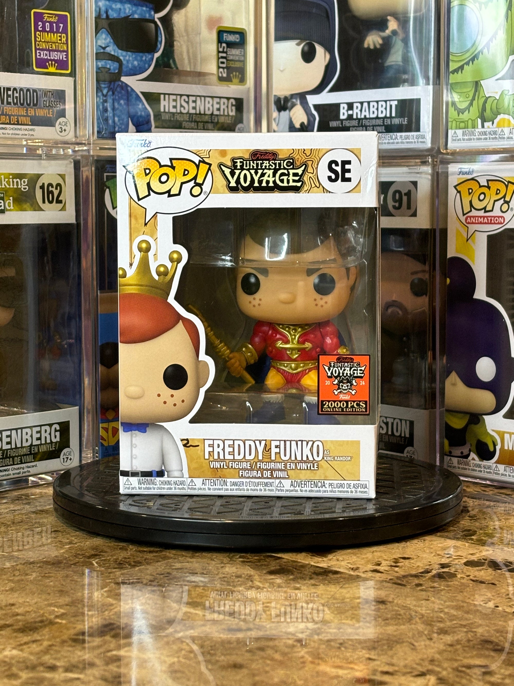 Funko Pop Funtastic Voyage Freddy Funko as King Randor #SE DAMAGED