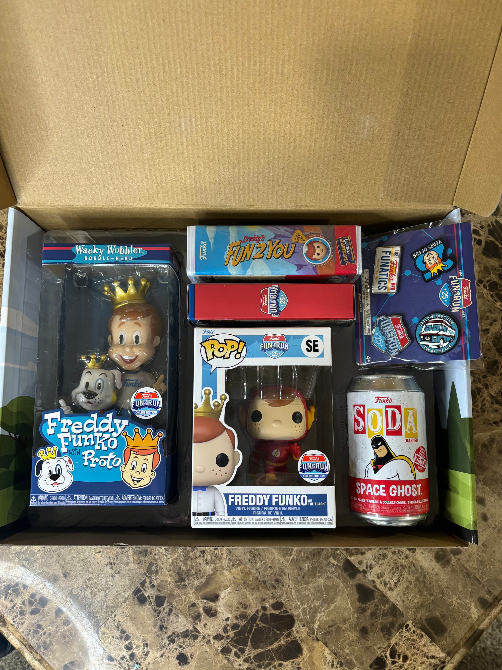 Funko Fun on the Run 25th Anniversary Box