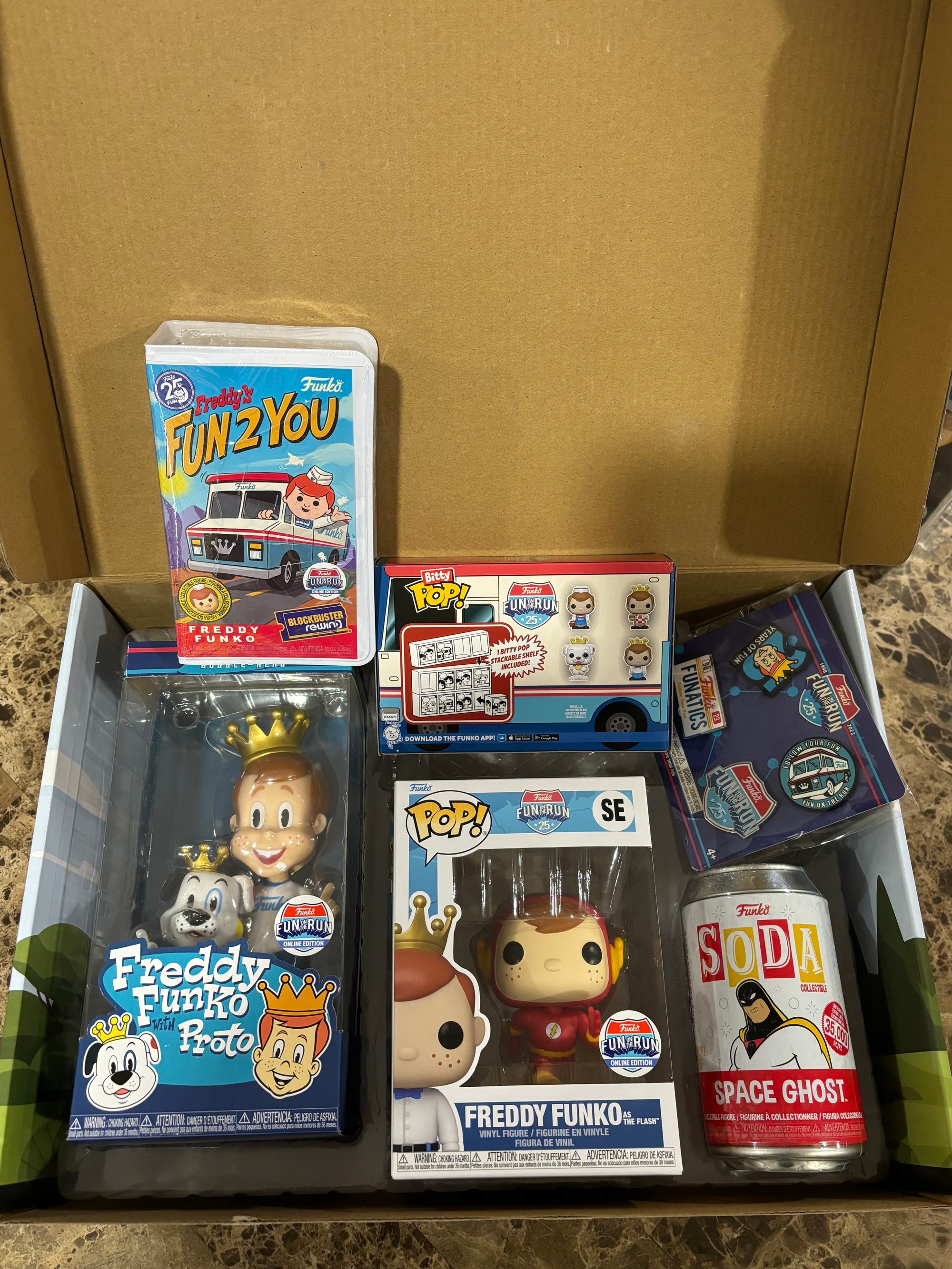 Funko Fun on the Run 25th Anniversary Box