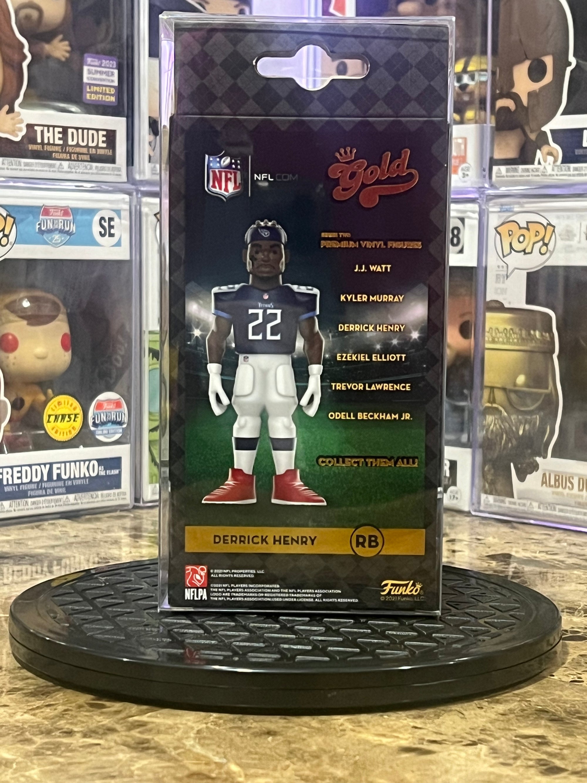 Funko Gold 5" Tennessee Titans Derrick Henry Chase