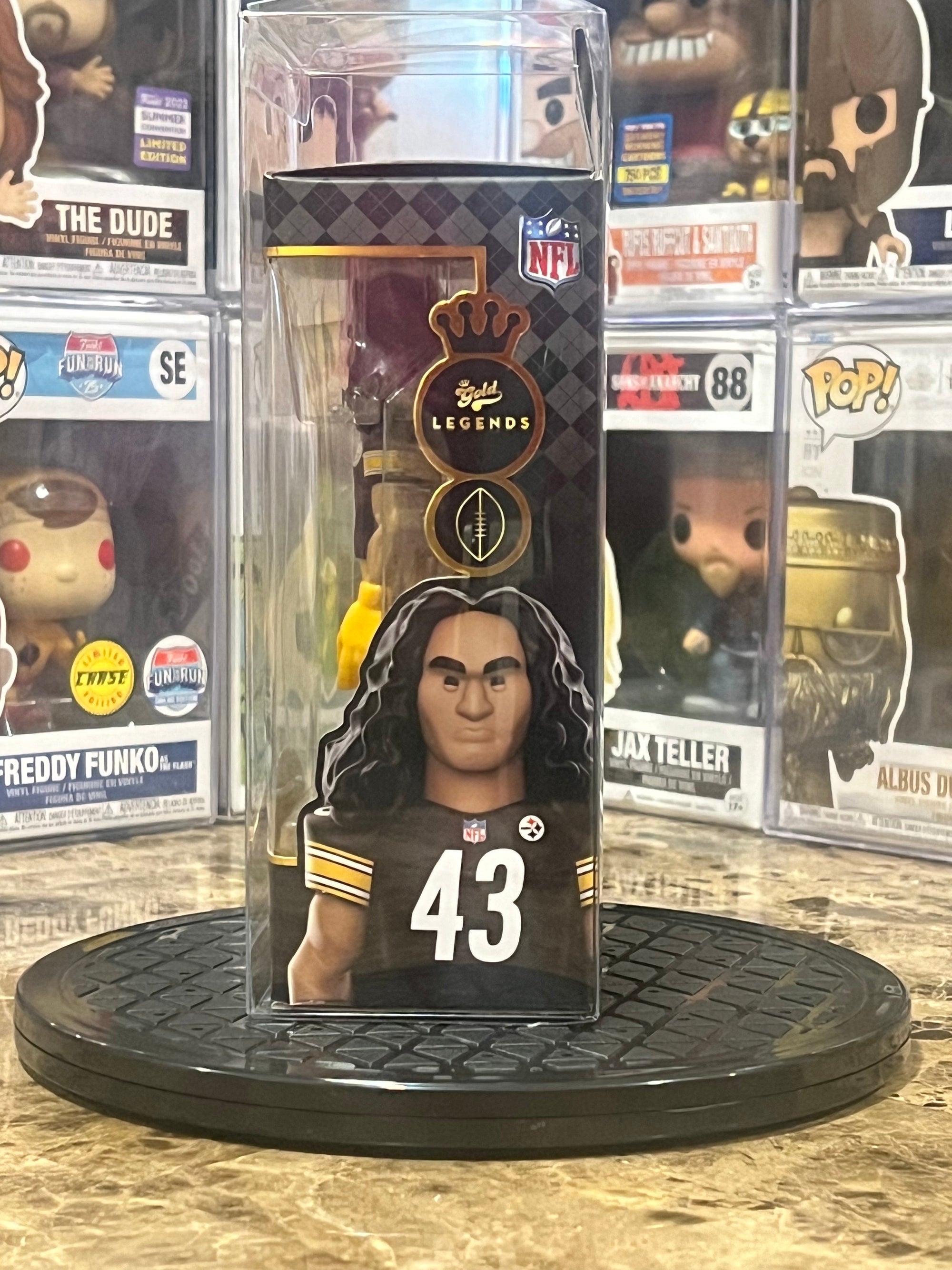 Funko Gold 5" Pittsburgh Steelers Troy Polamalu