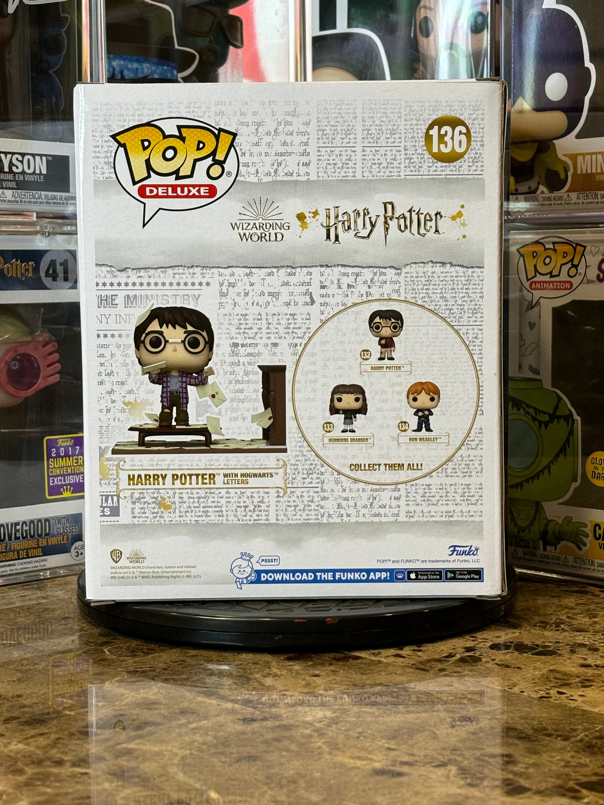 Funko Pop Harry Potter with Hogwarts Letters #136