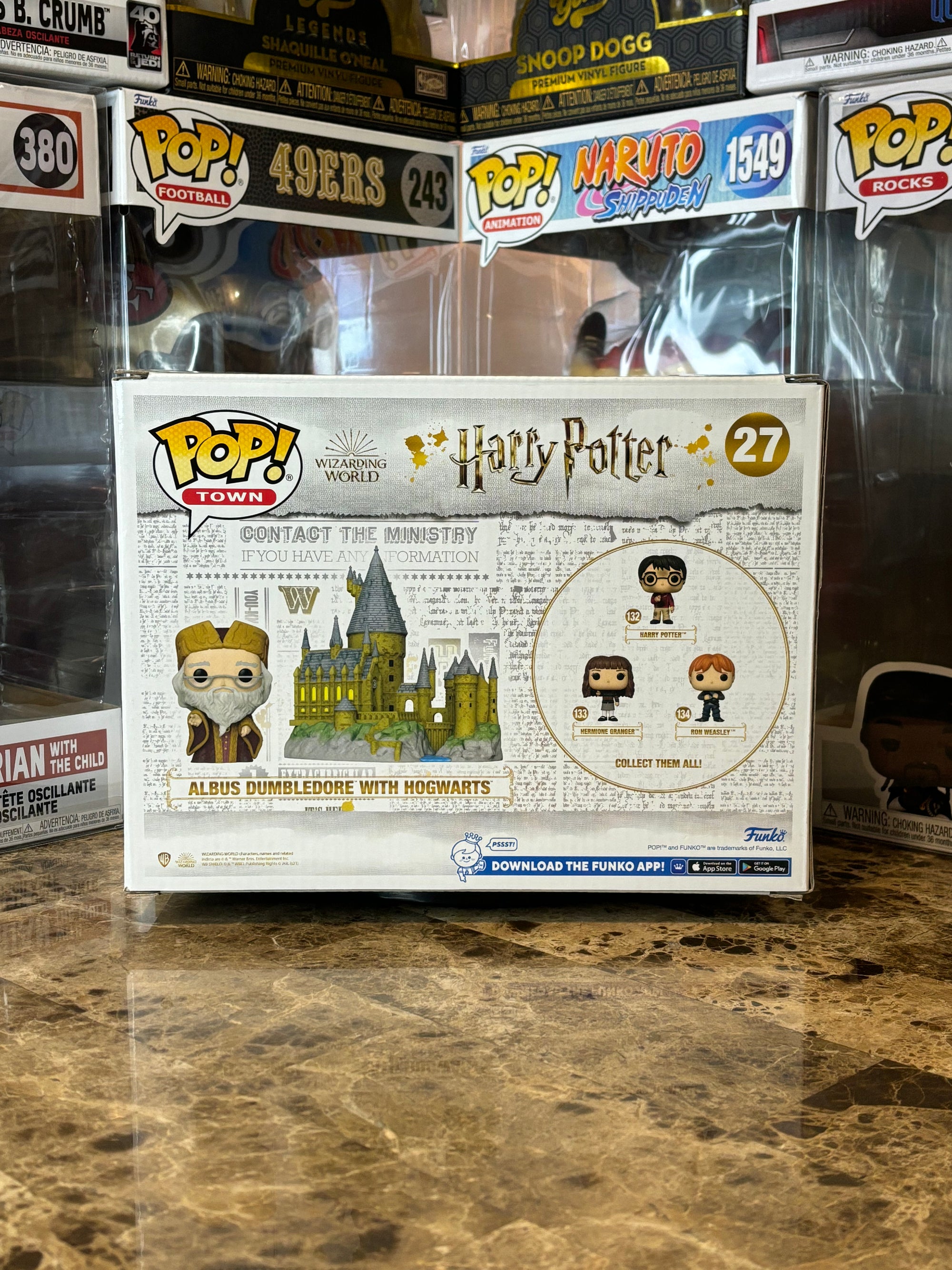 Funko Pop Harry Potter Albus Dumbledore with Hogwarts #27