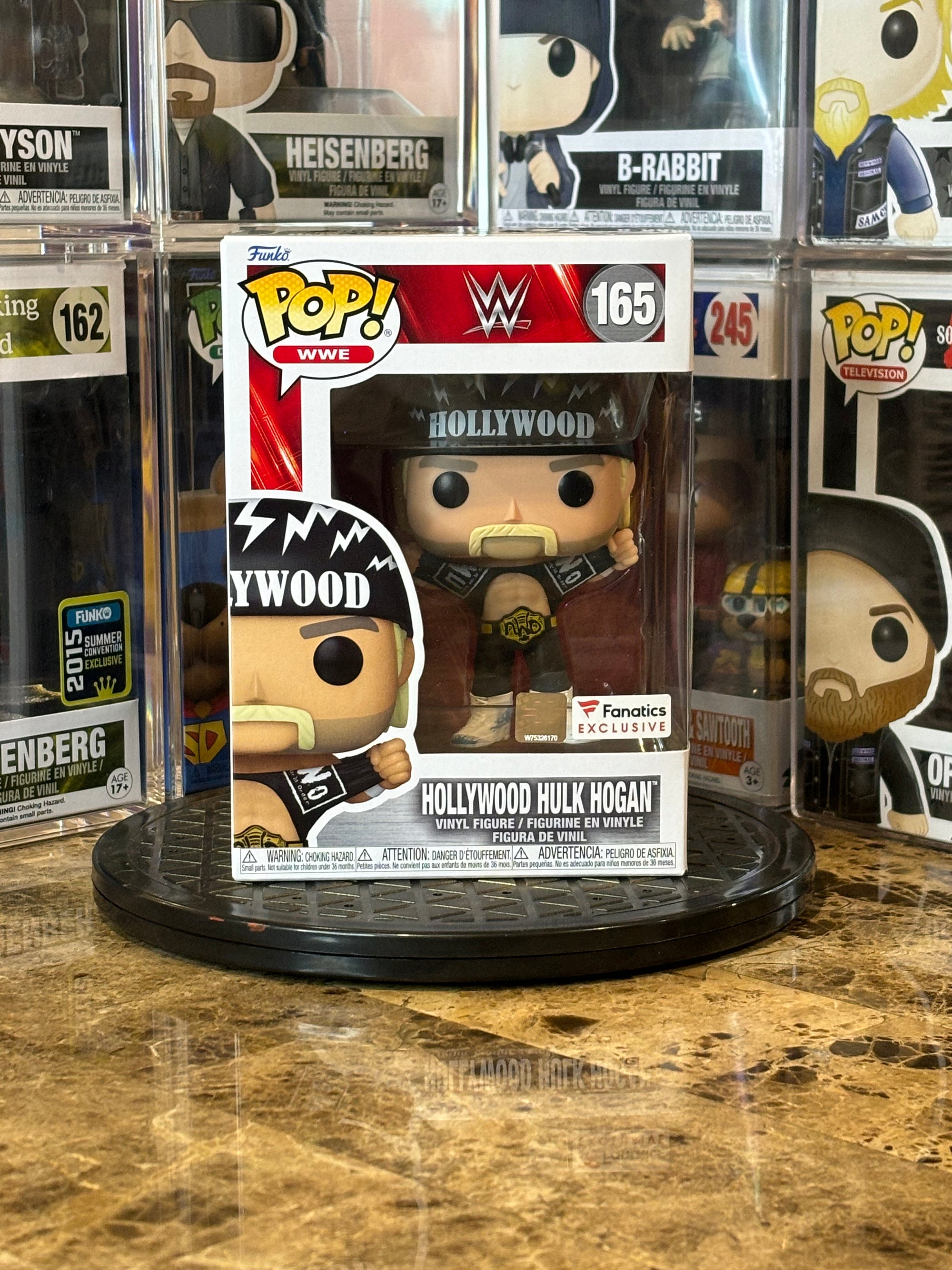 Funko Pop WWE Hollywood Hulk Hogan #165 Fanatics Exclusive