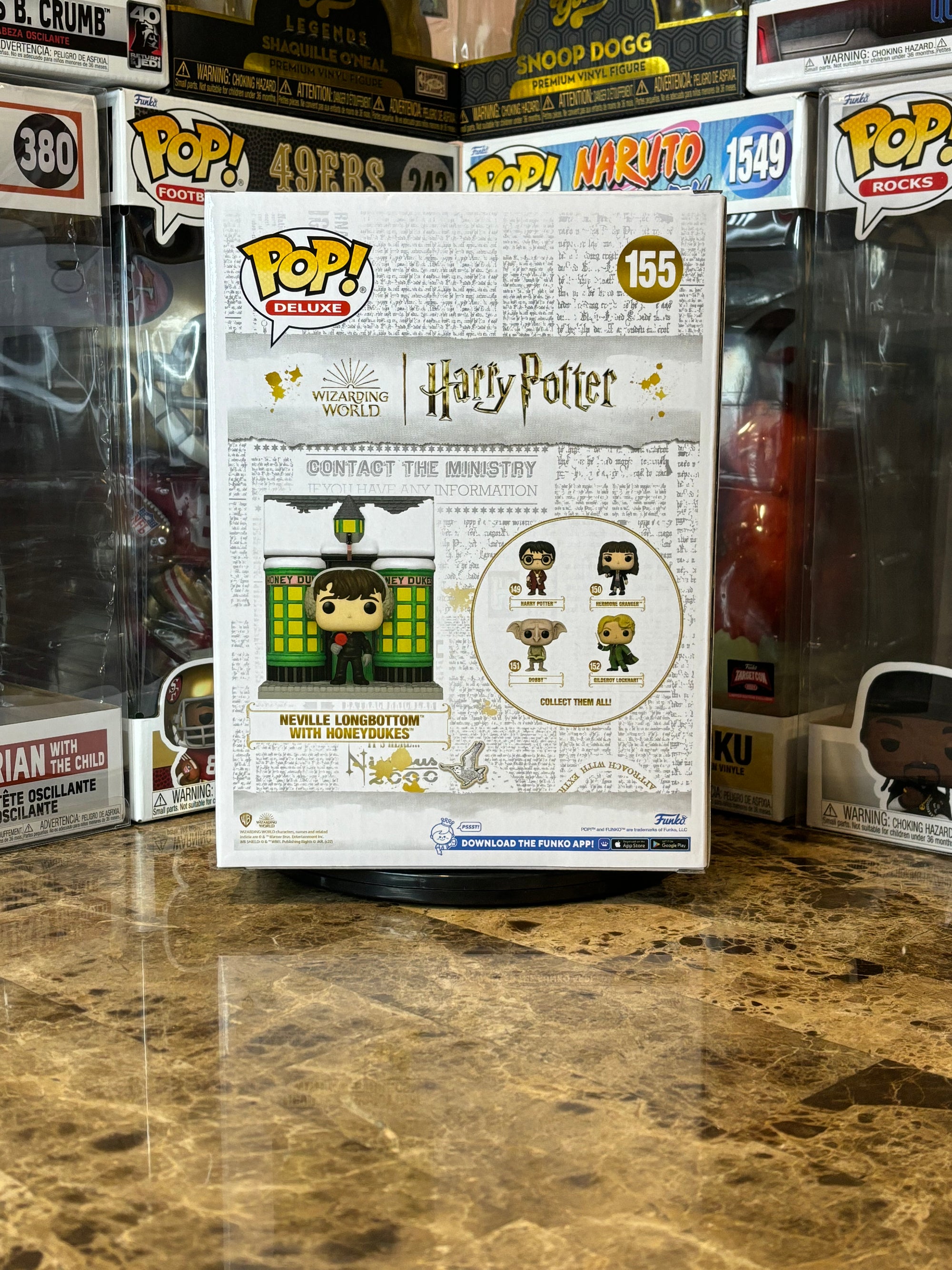 Funko Pop Harry Potter Neville Longbottom with Honeydukes #155