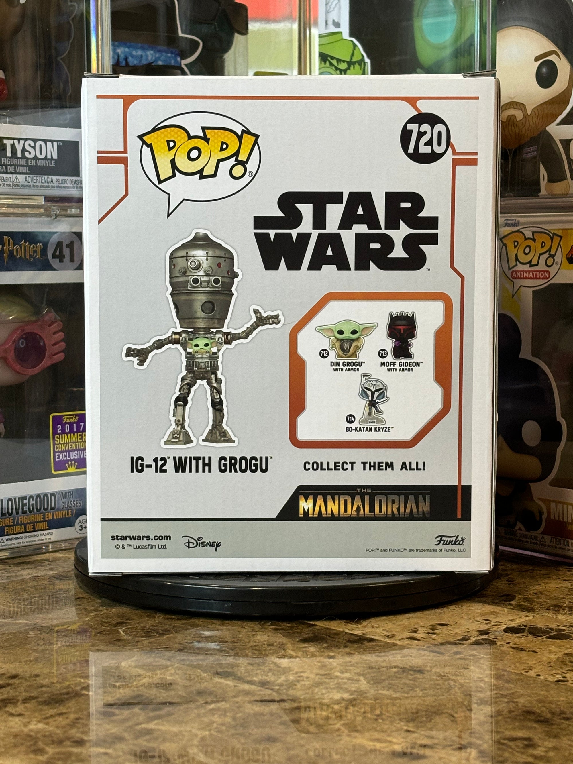 Funko Pop Star Wars IG-12 with Grogu #720