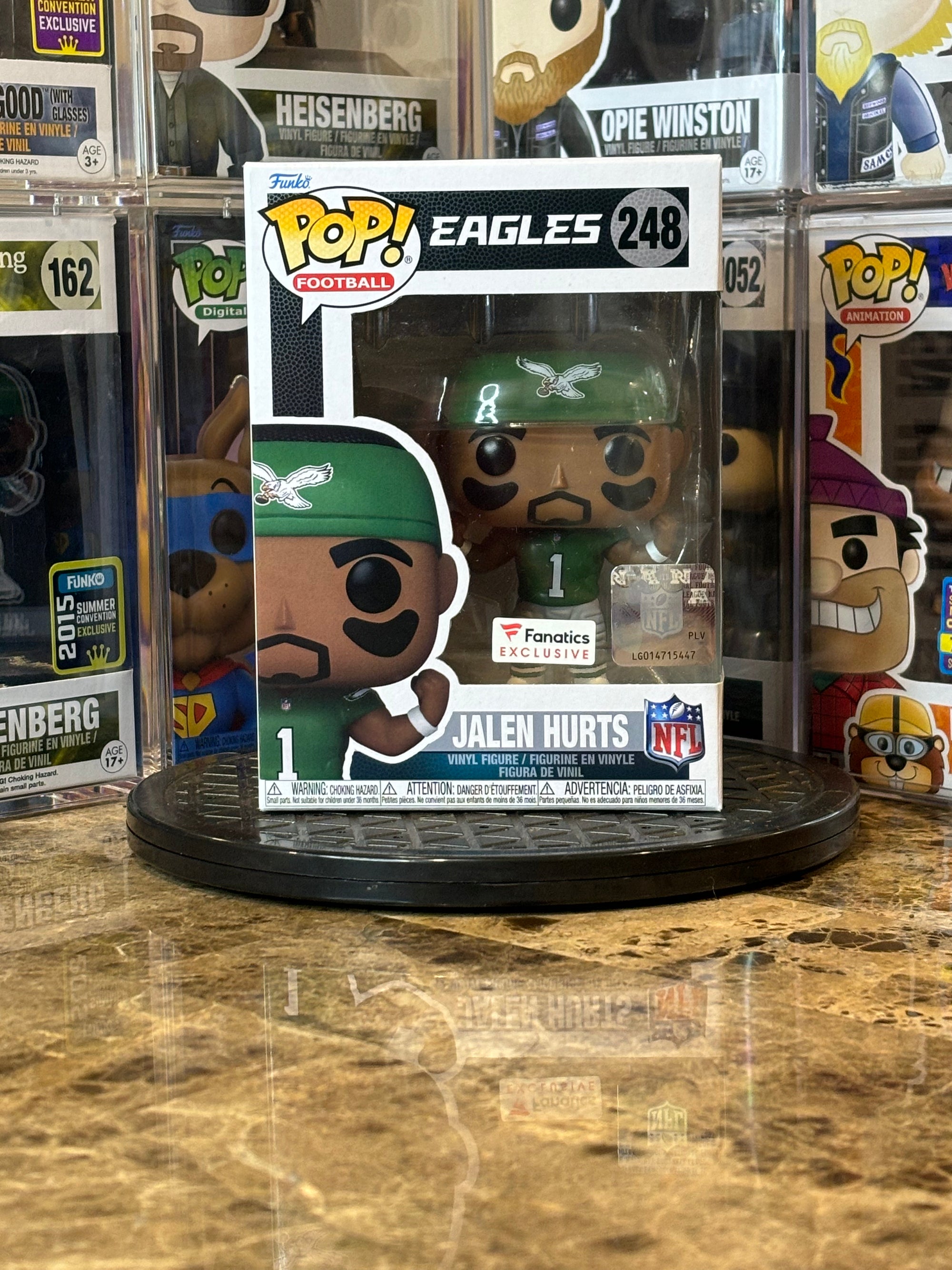 Funko Pop Eagles Jalen Hurts #248 Fanatics Exclusive