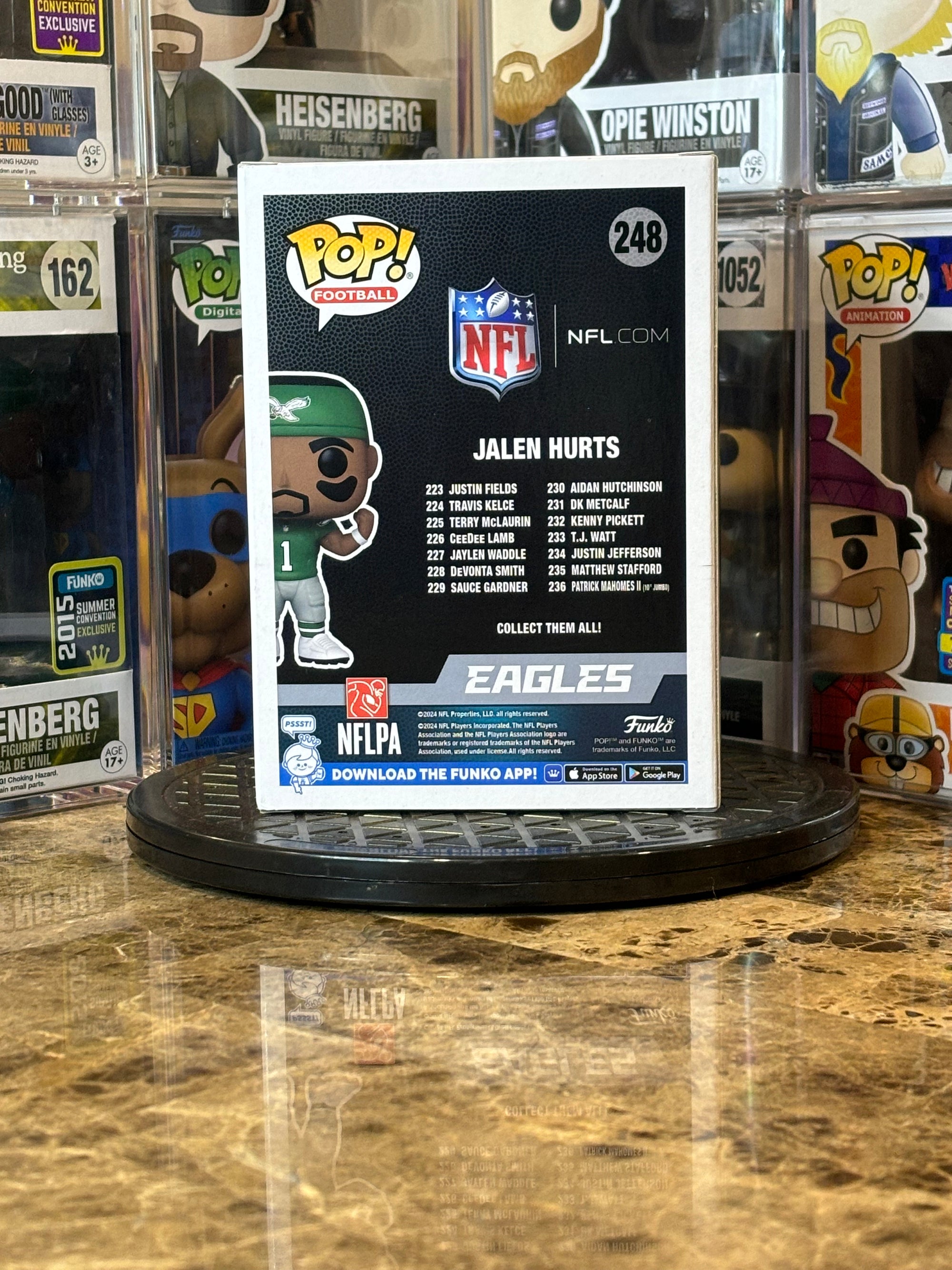 Funko Pop Eagles Jalen Hurts #248 Fanatics Exclusive