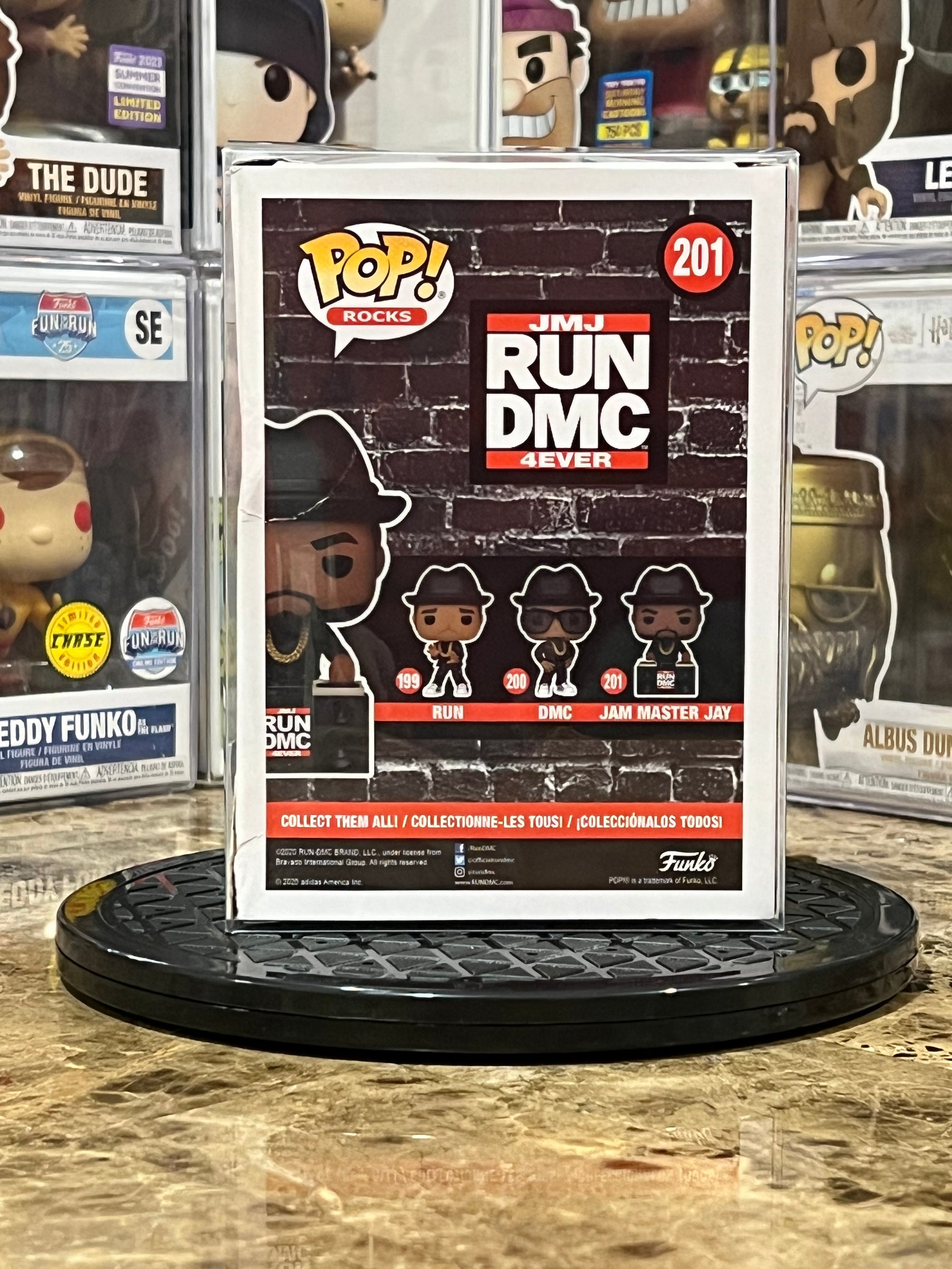 Funko Pop Run DMC JMJ 4EVER Jam Master Jay #201
