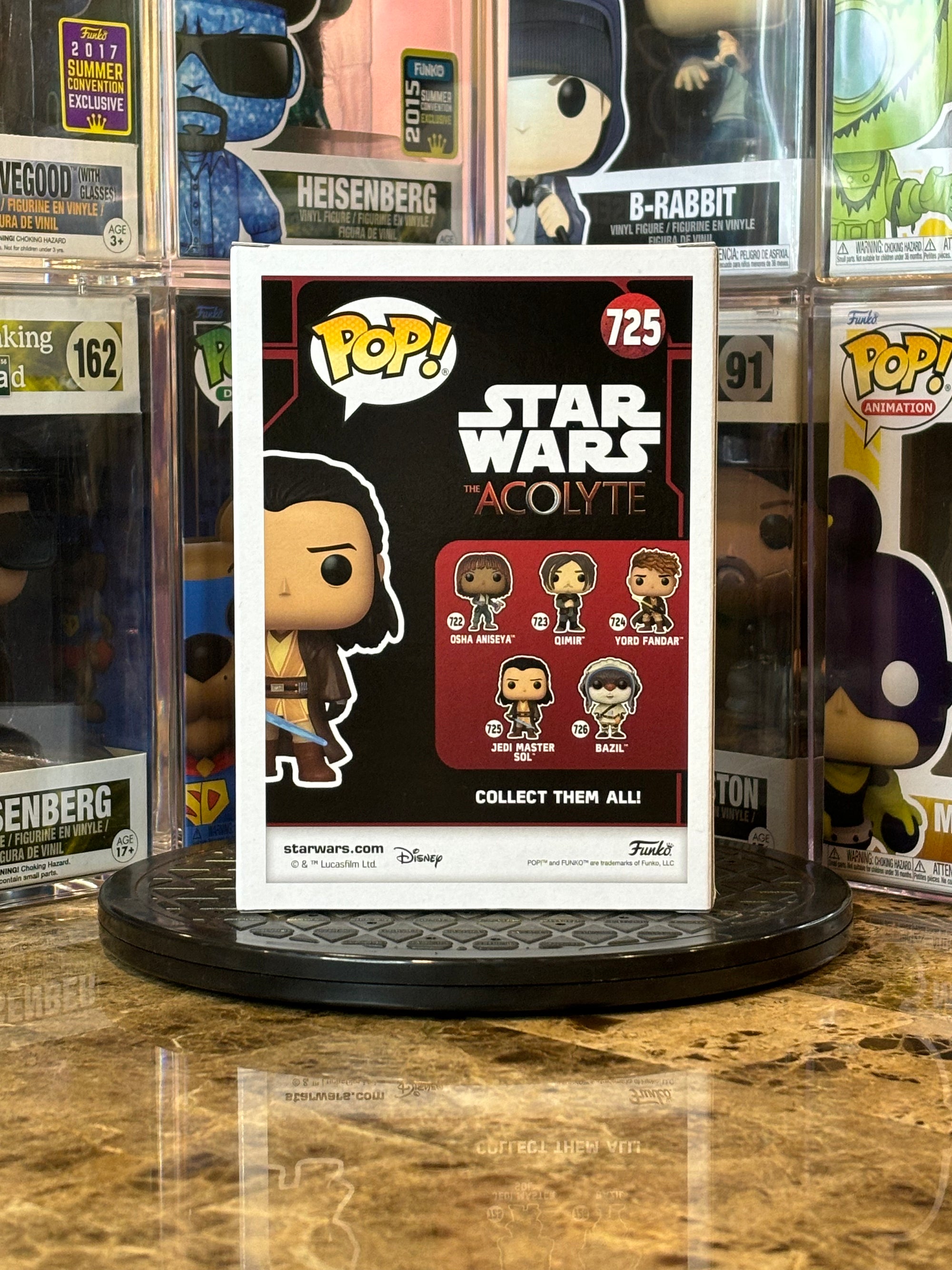 Funko Pop Star Wars Jedi Master Sol #725