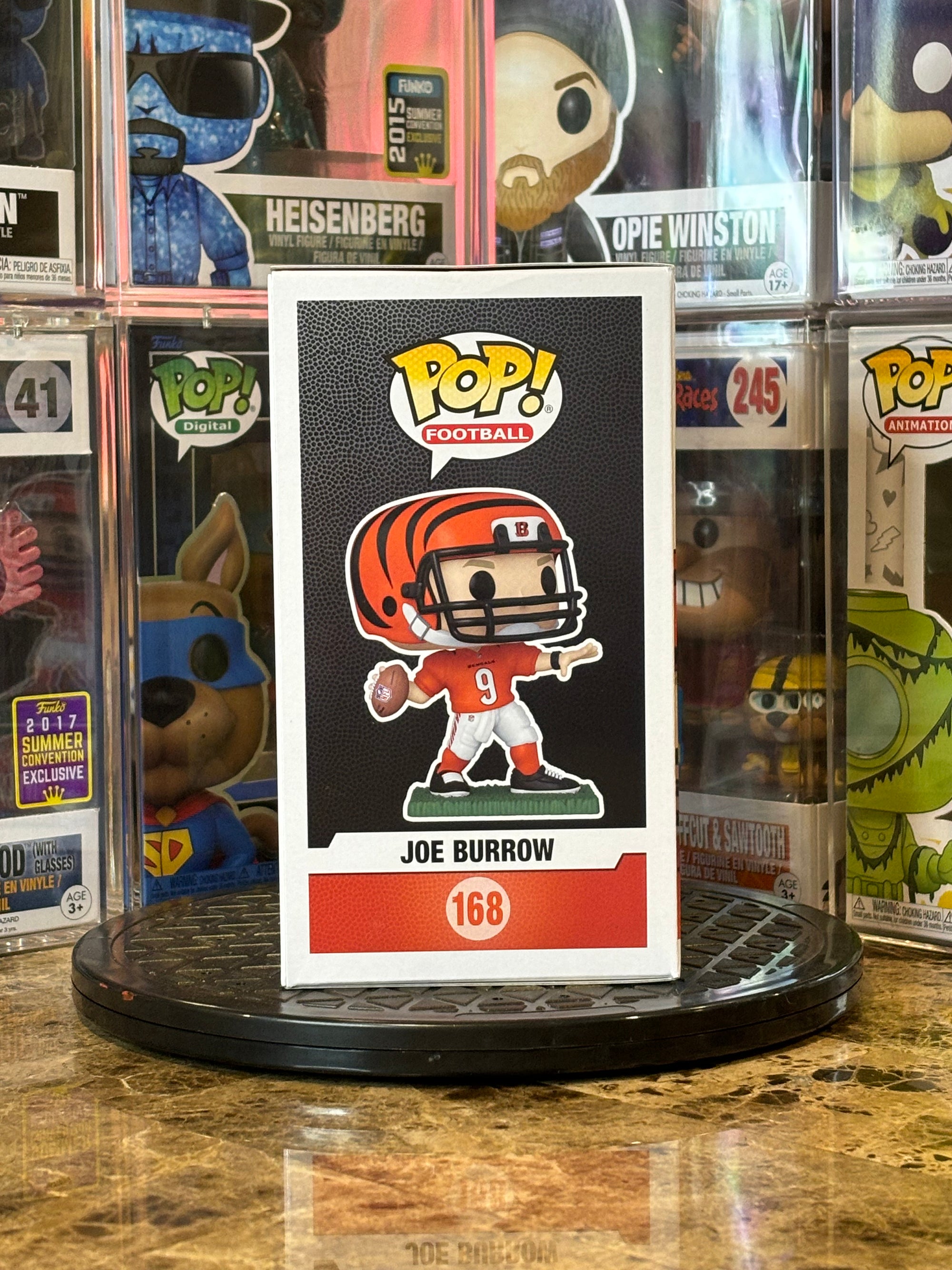 Funko Pop Cincinnati Bengals Joe Burrow #168 Damage