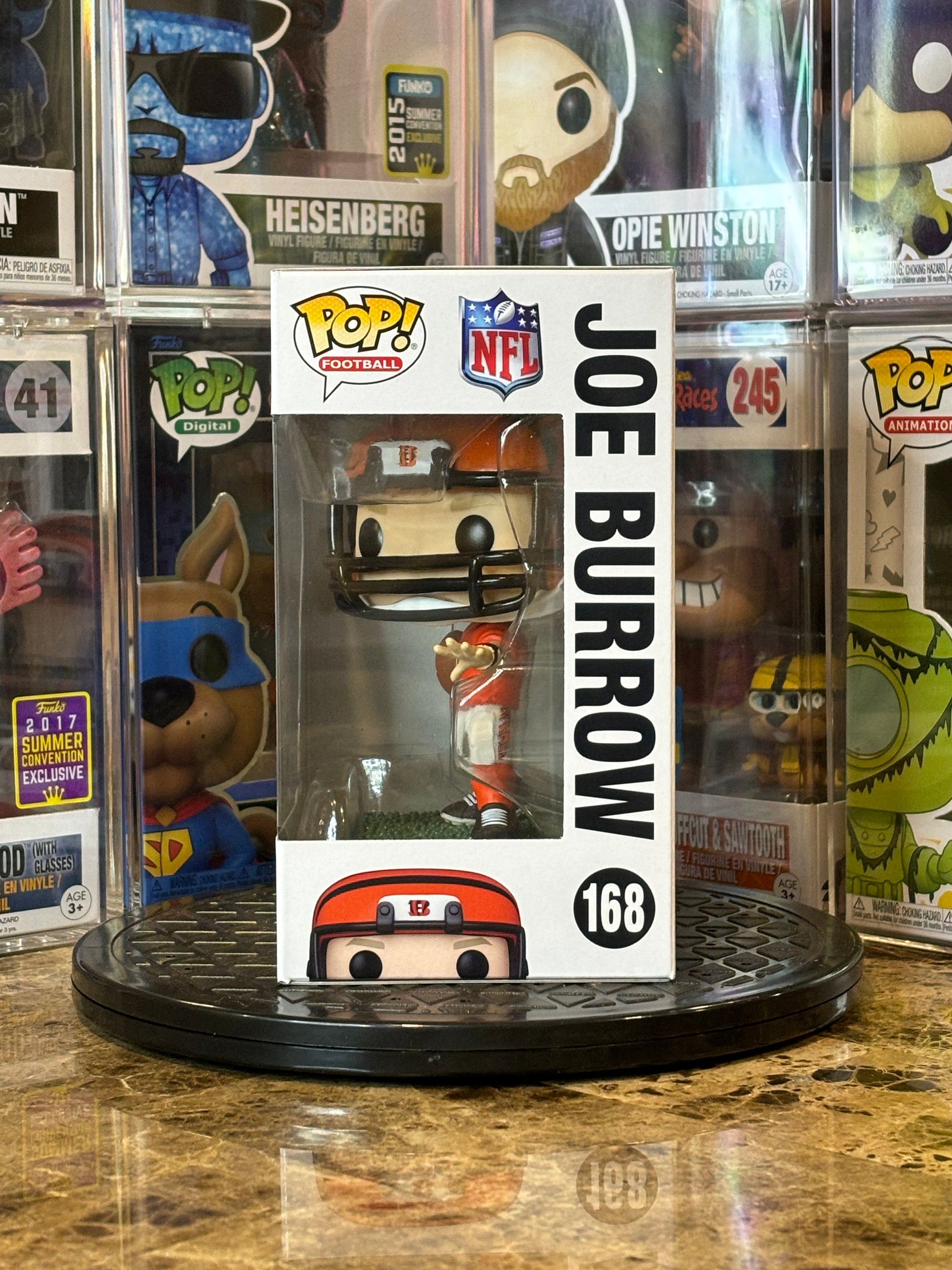Funko Pop Cincinnati Bengals Joe Burrow #168 Damage