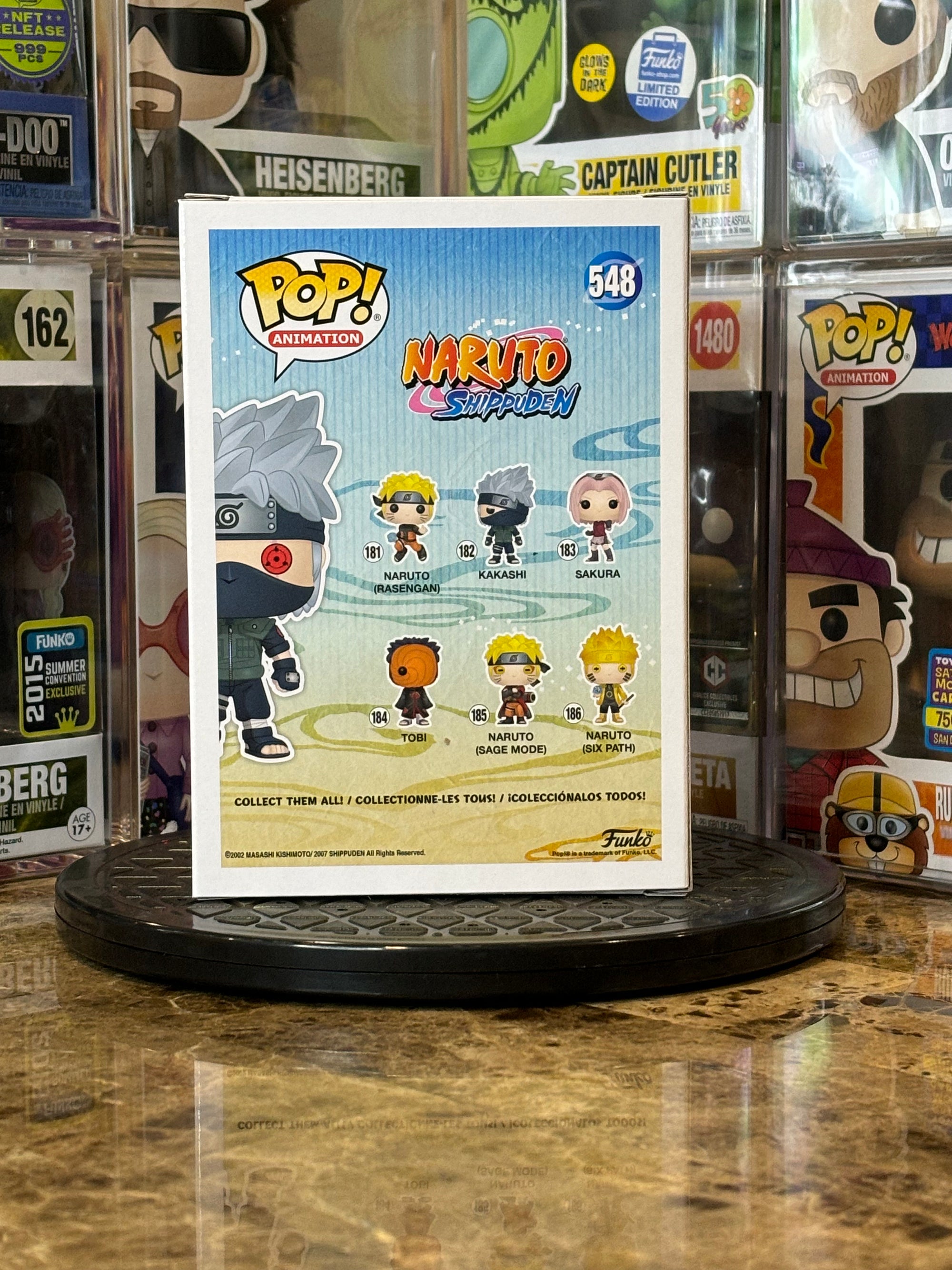 Funko Pop Naruto Shippuden Kakashi(Lightning Blade) #548