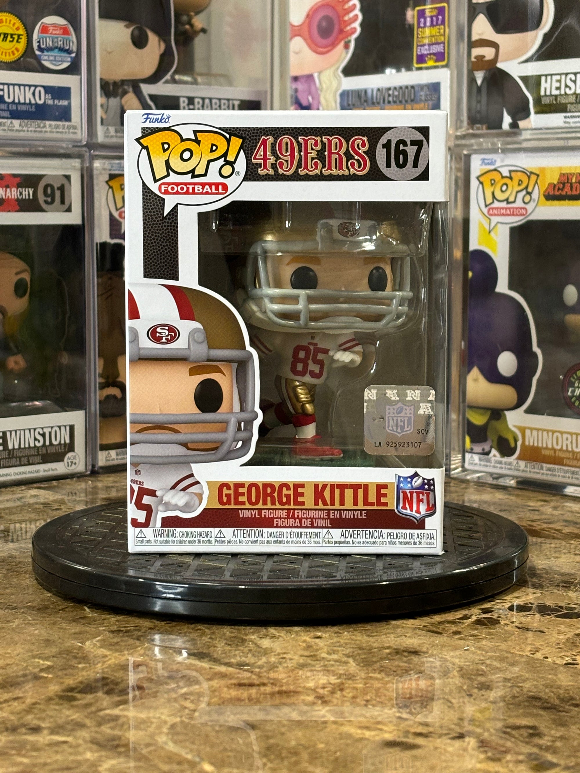 Funko Pop San Francisco 49ers George Kittle #167
