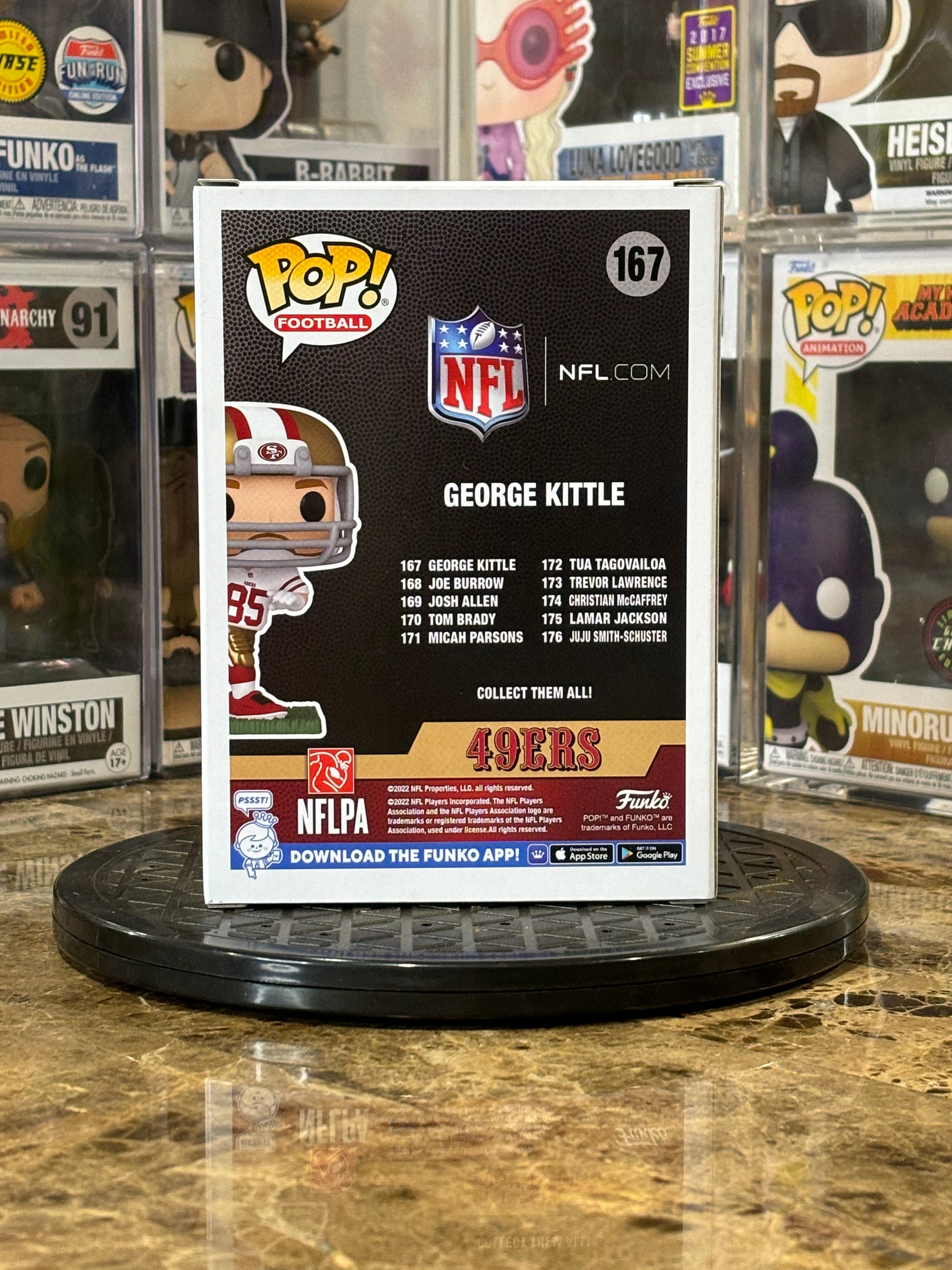 Funko Pop San Francisco 49ers George Kittle #167