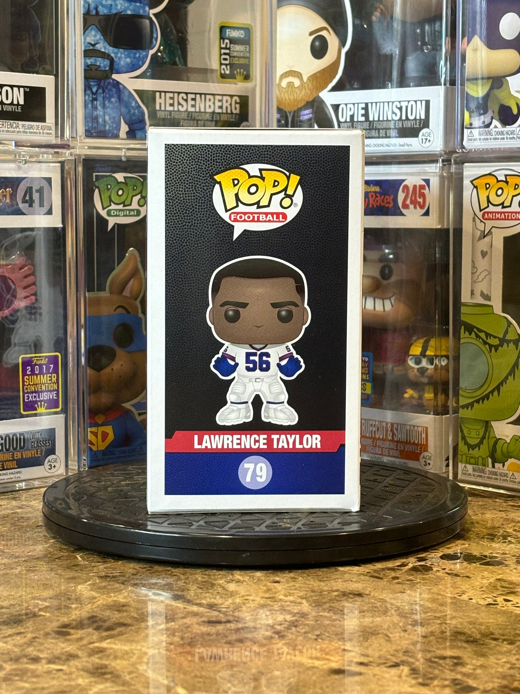 Funko Pop New York Giants Lawrence Taylor #79 Toyr R Us Exclusive