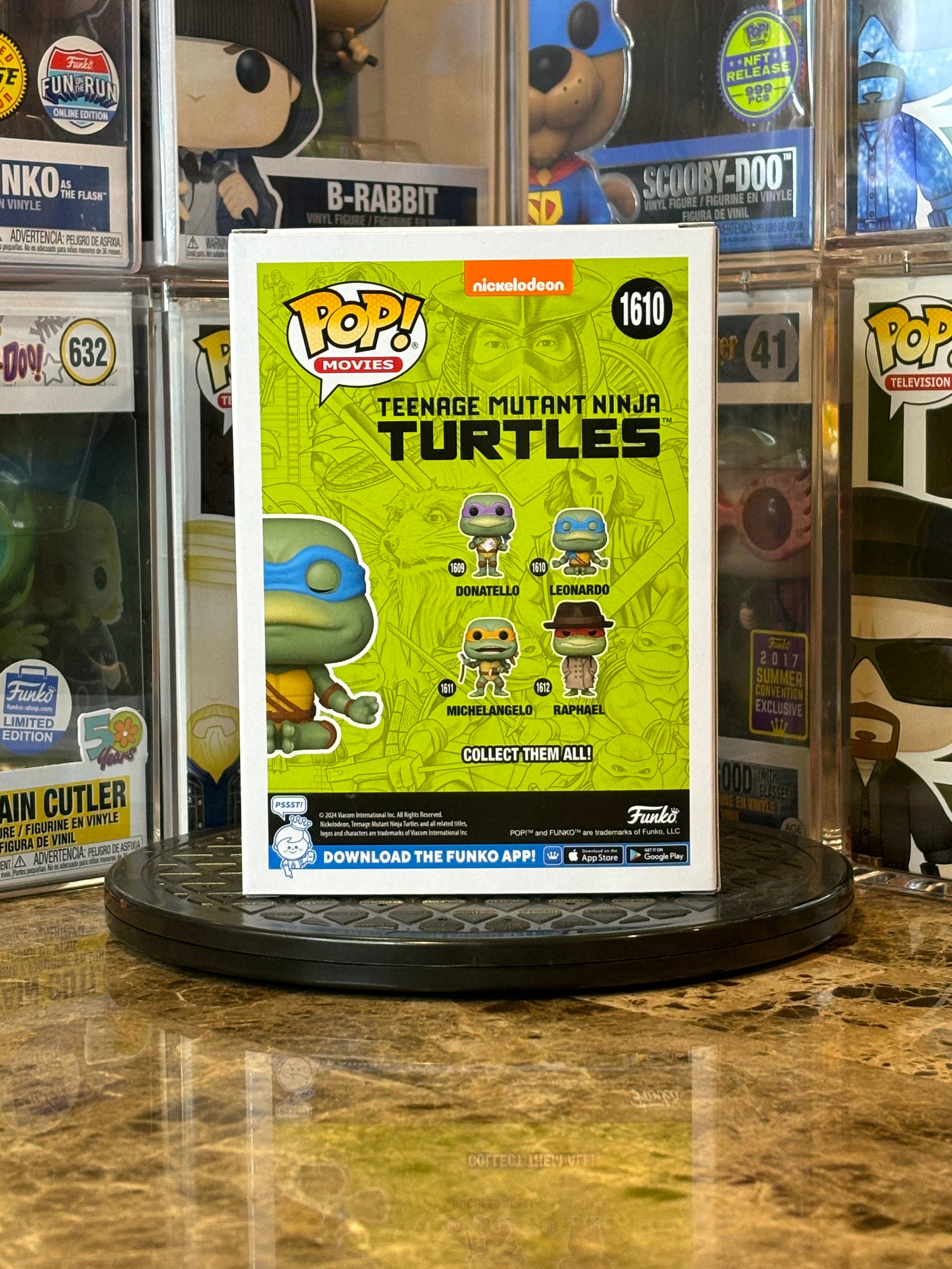 Funko Pop Teenage Mutant Ninja Turtles Leonardo #1610