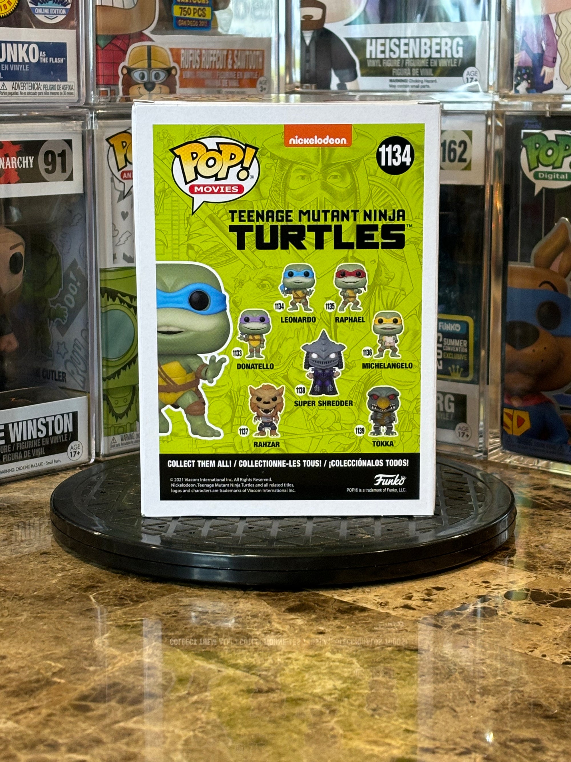 Funko Pop Teenage Mutant Ninja Turtles Leonardo #1134