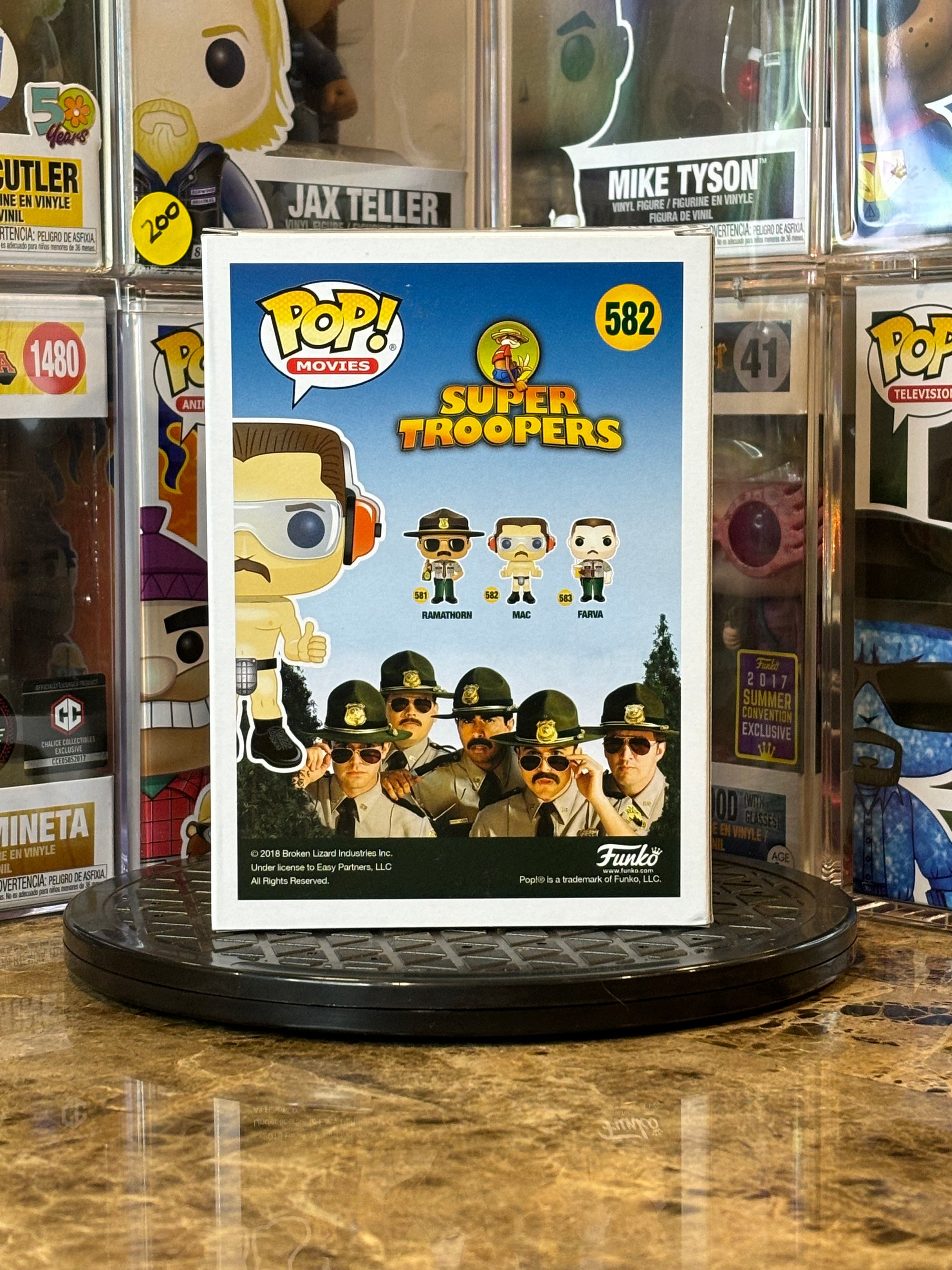 Funko Pop Super Troopers Mac #582