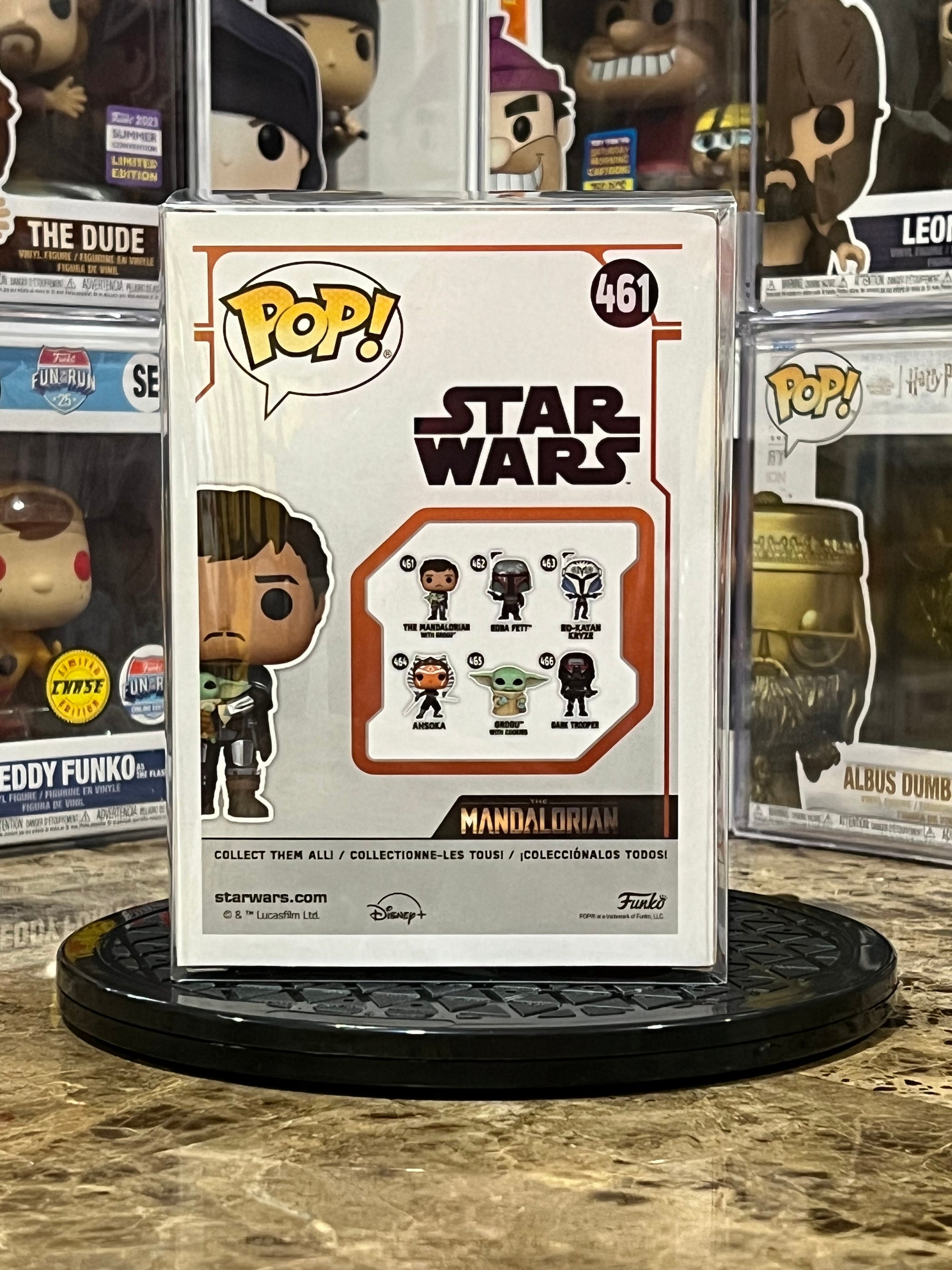 Funko Pop Star Wars The Mandalorian w/ Grogu #461