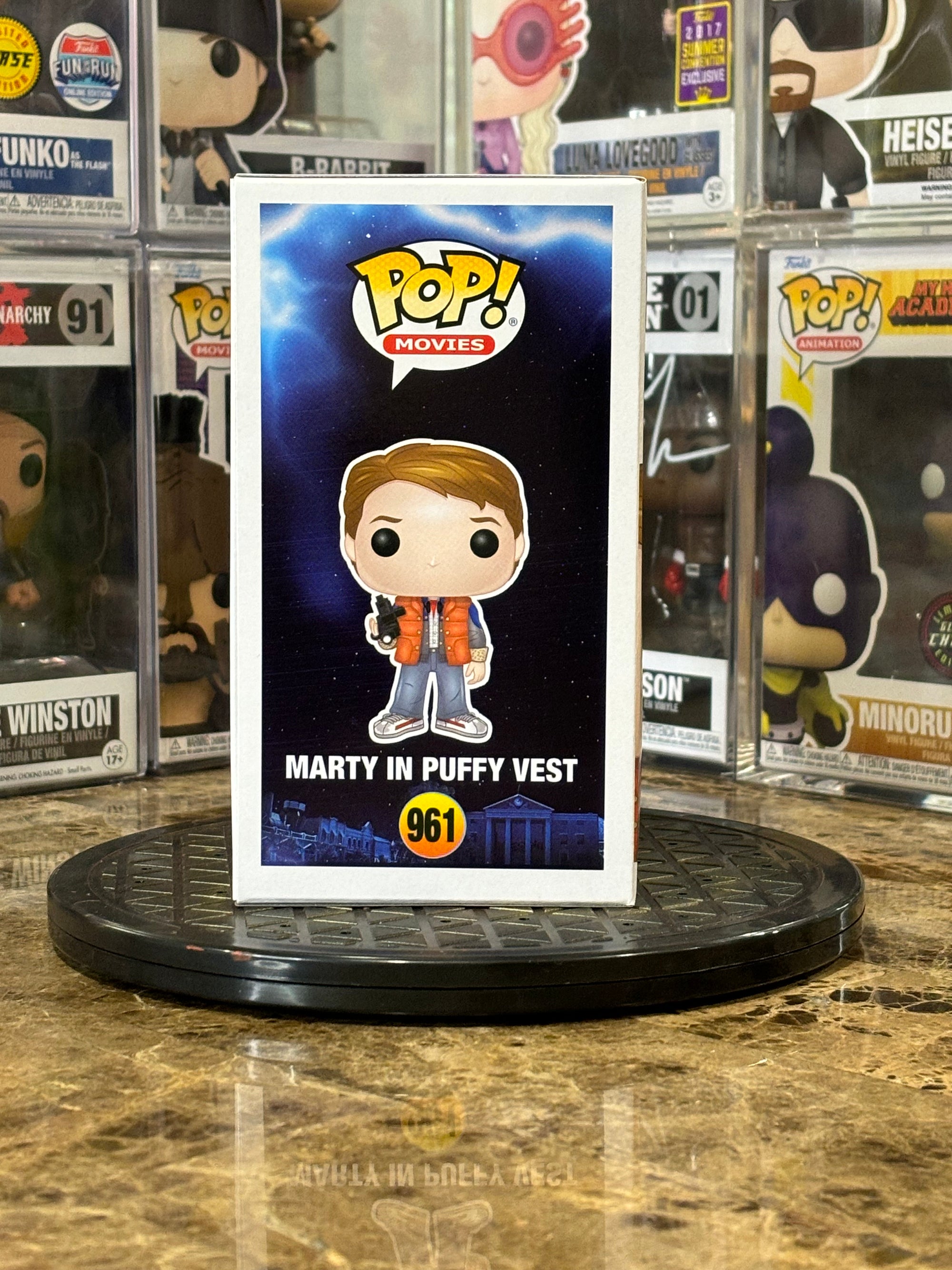 Funko Pop Back to the Future Marty in Puffy Vest #961