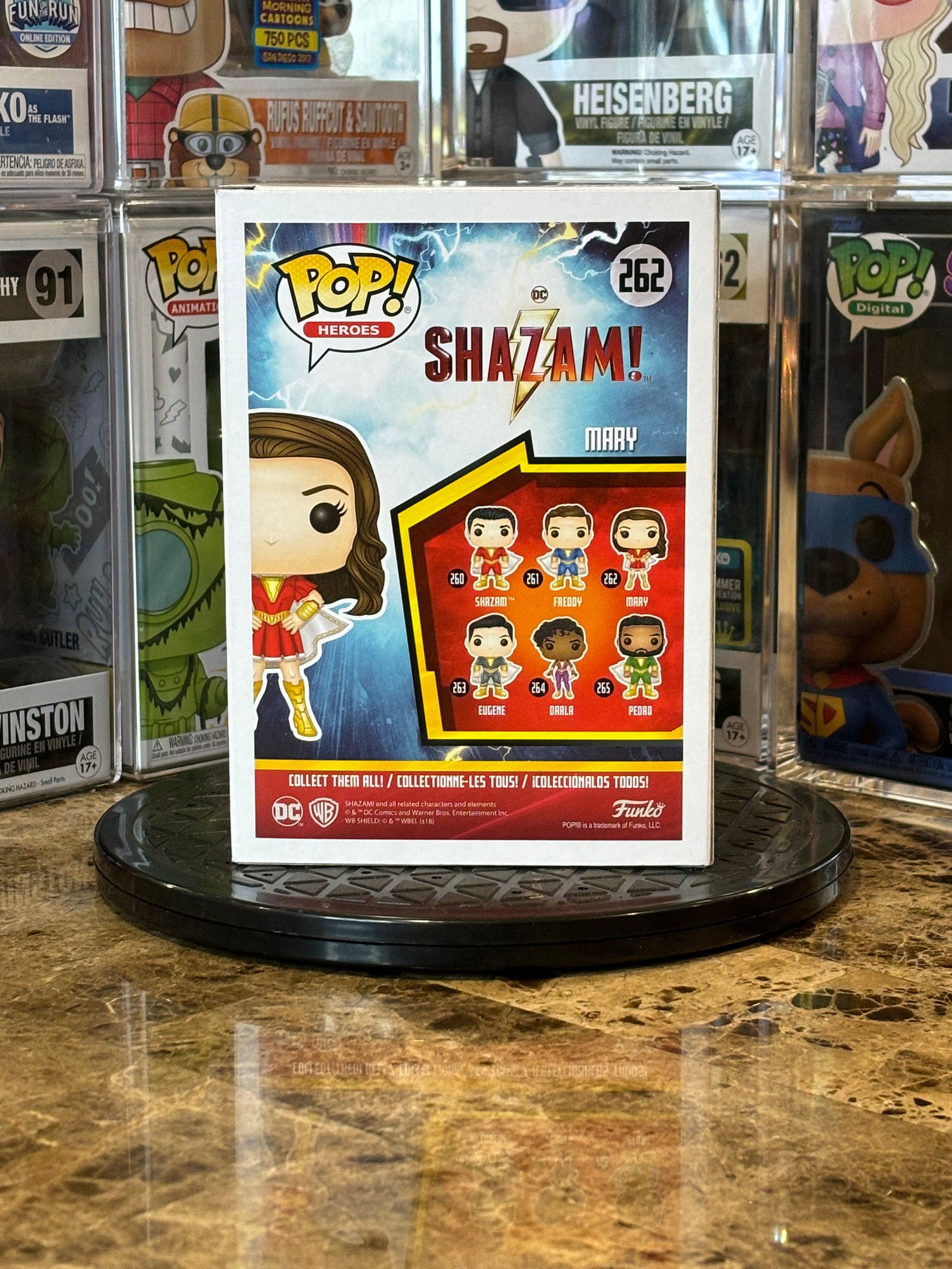 Funko Pop DC Shazam! Mary #262 Autographed Grace Caroline Currey