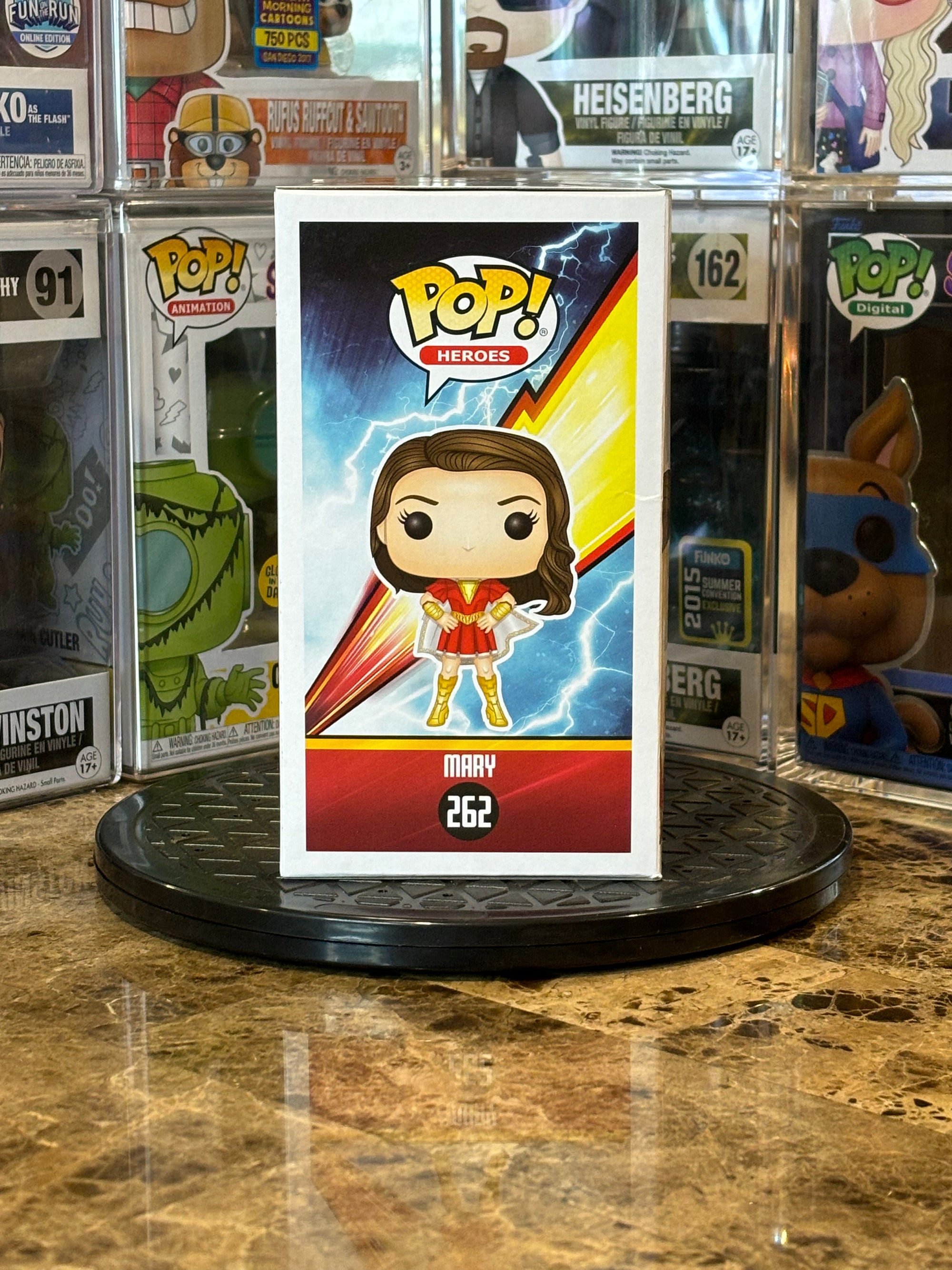 Funko Pop DC Shazam! Mary #262 Autographed Grace Caroline Currey
