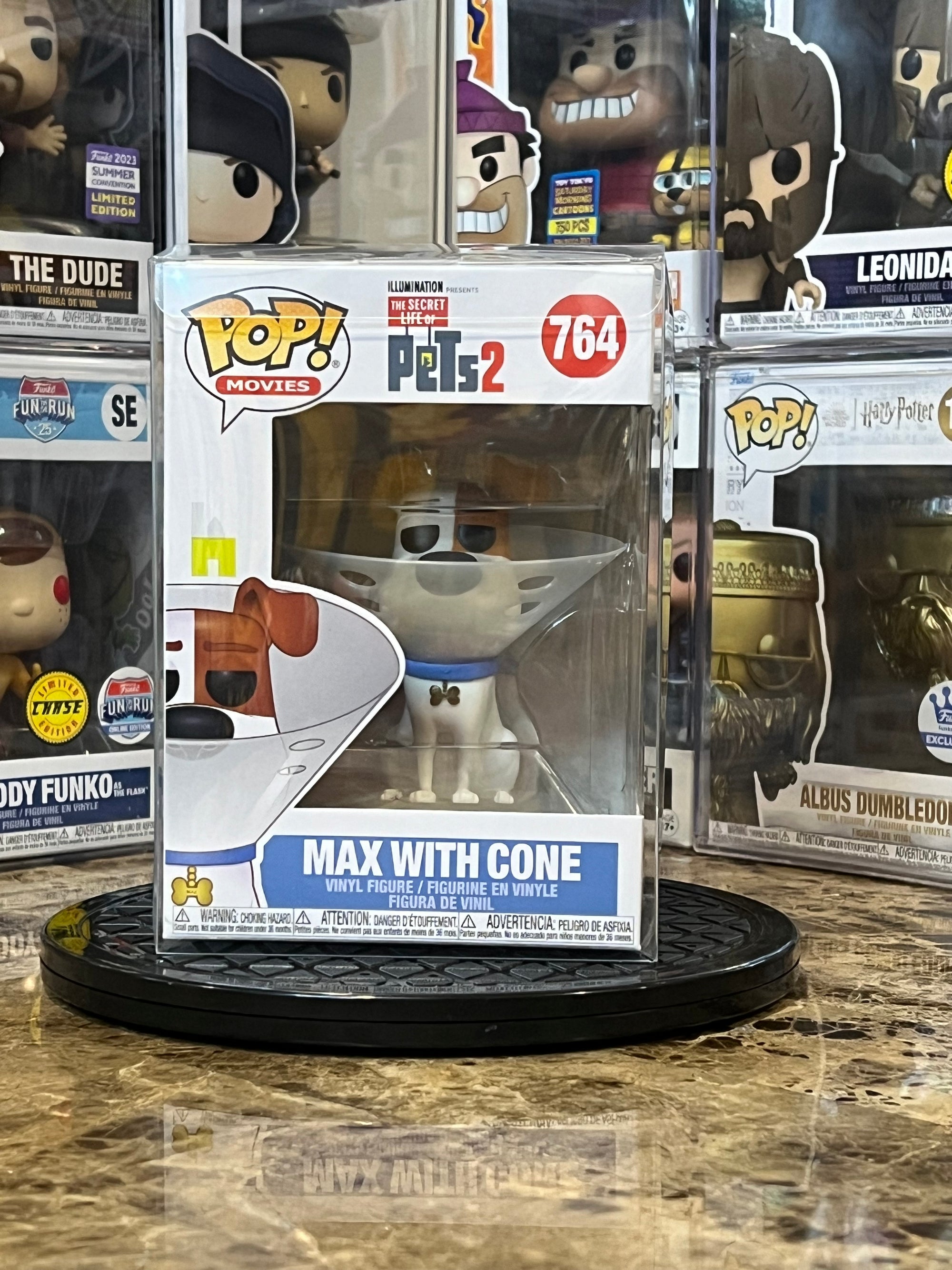 Funko Pop The Secret Life of Pets 2 Max with Cone #764