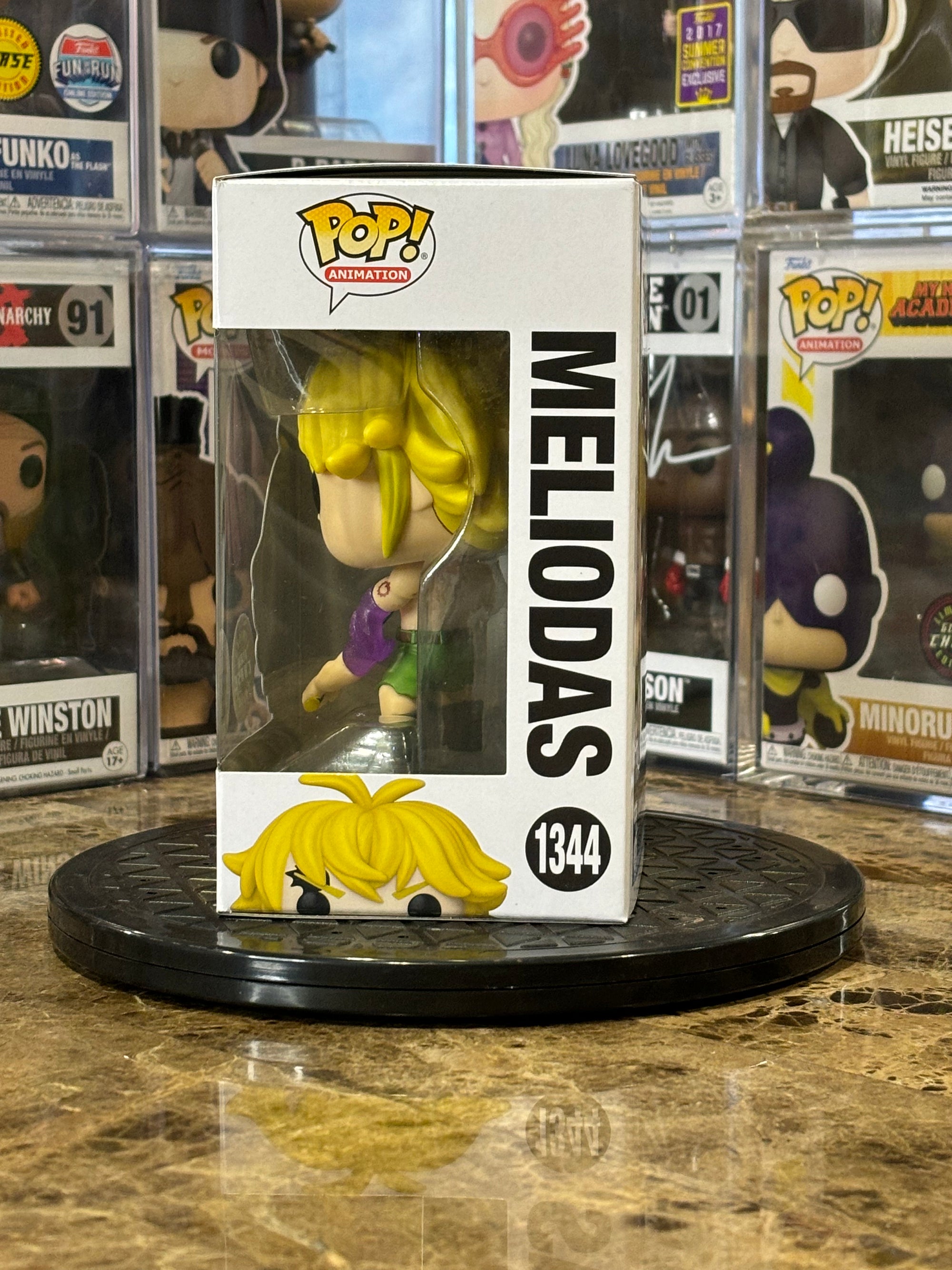 Funko Pop The Seven Deadly Sins Meliodas #1344 Glow Chase