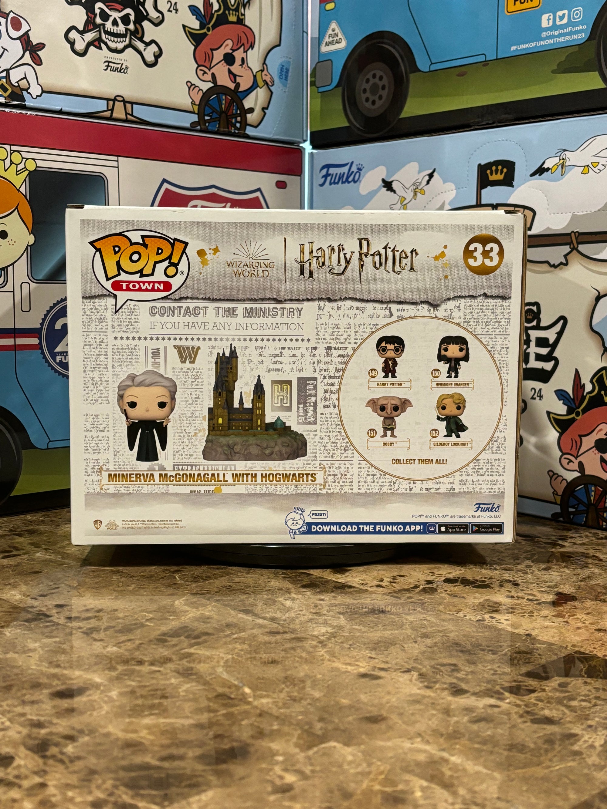 Funko Pop Minerva Mcgonagall with Hogwarts #33