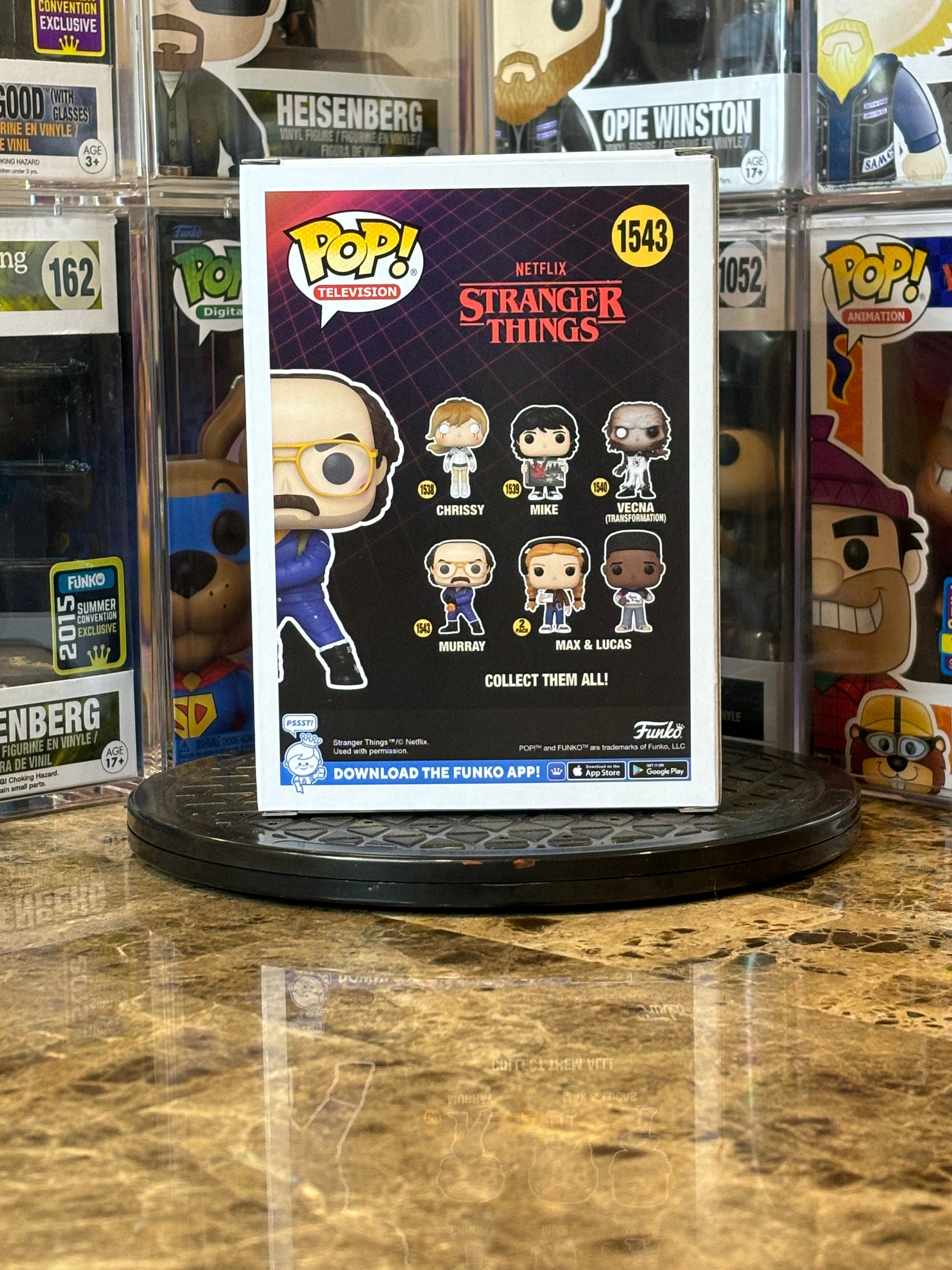 Funko Pop Stranger Things Murray #1543