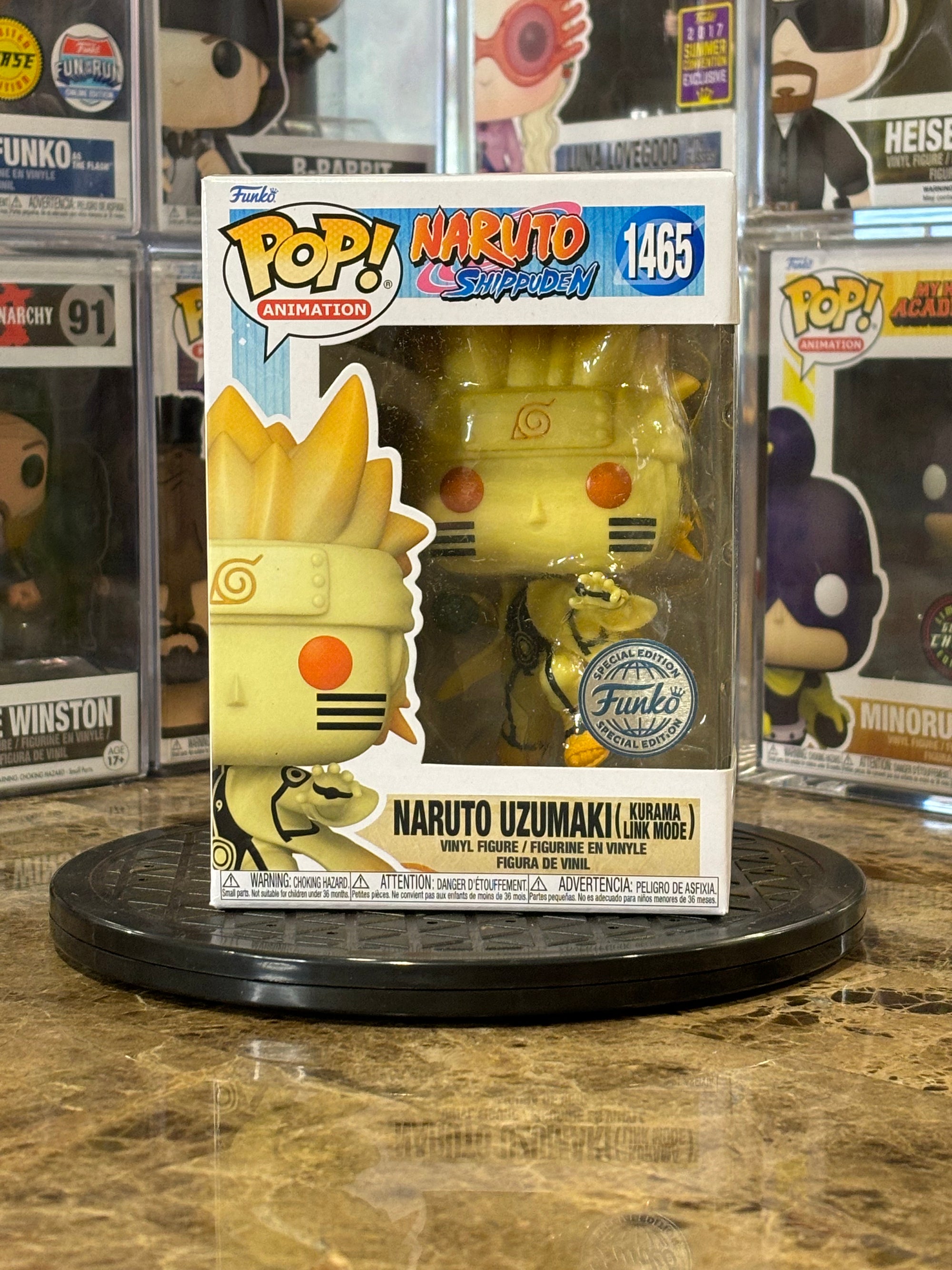 Funko Pop Naruto Shippuden Naruto Uzumaki (Kurama Link Mode) #1465