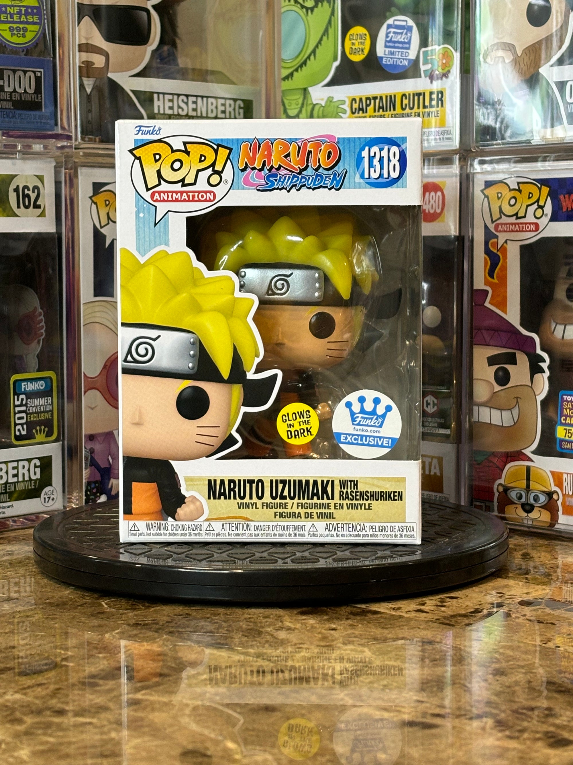 Funko Pop Naruto Shippuden Naruto Uzumaki with Rasenshuriken #1318