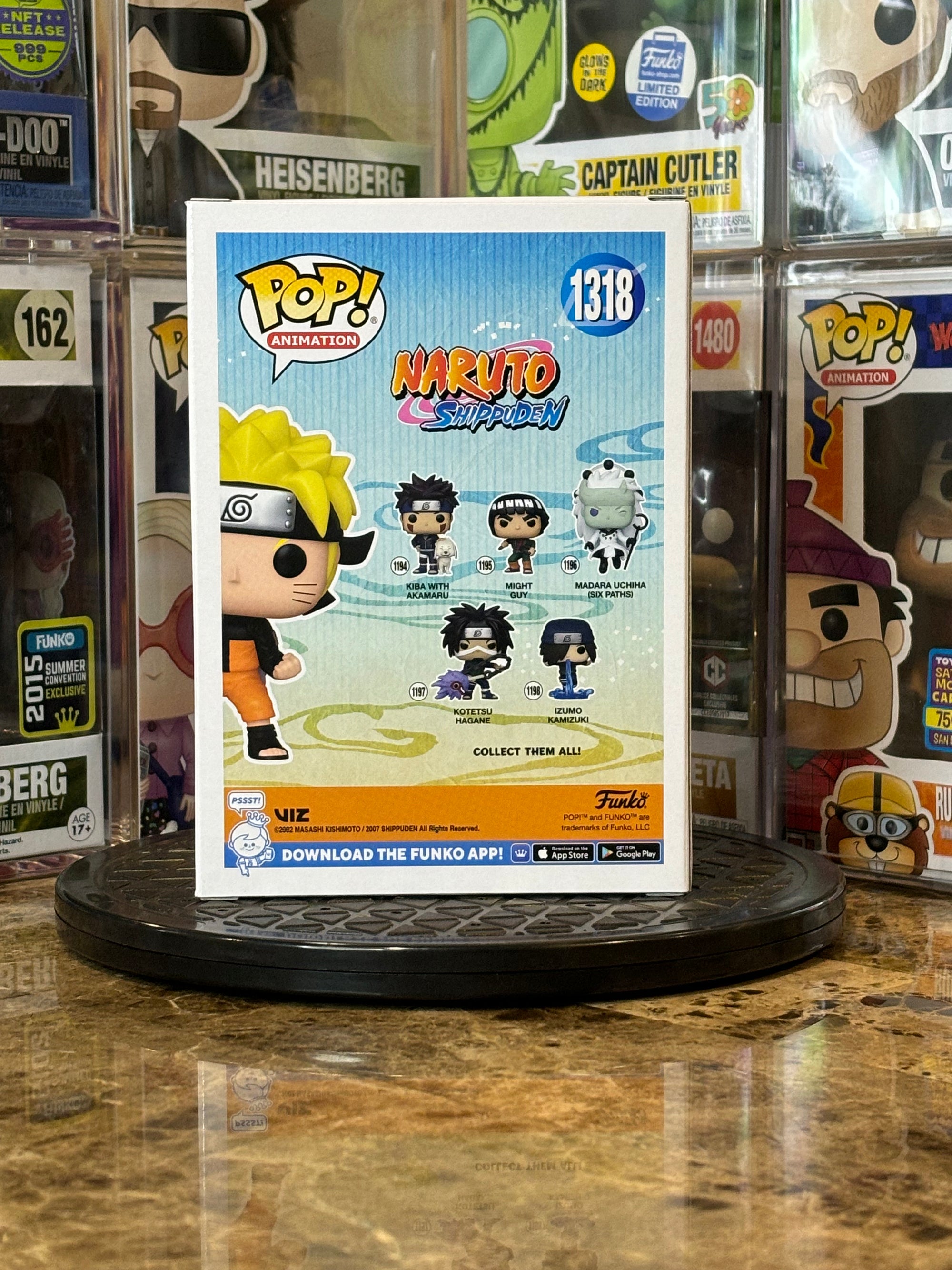 Funko Pop Naruto Shippuden Naruto Uzumaki with Rasenshuriken #1318